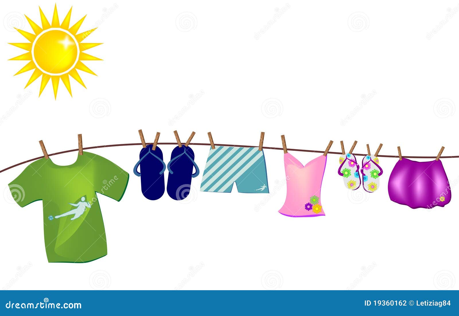 clipart hanging clothes - photo #39