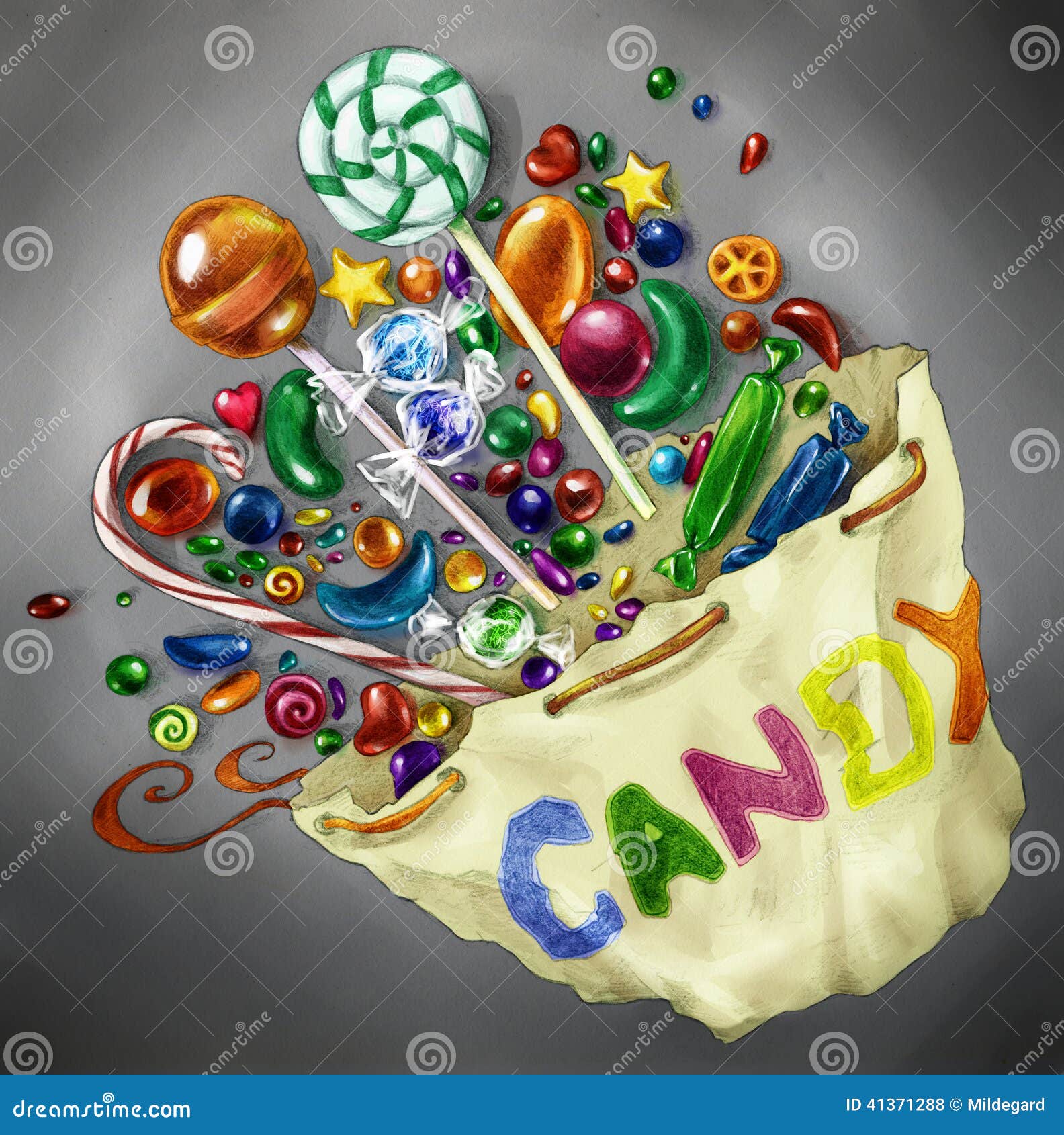 bag of candy clipart - photo #6