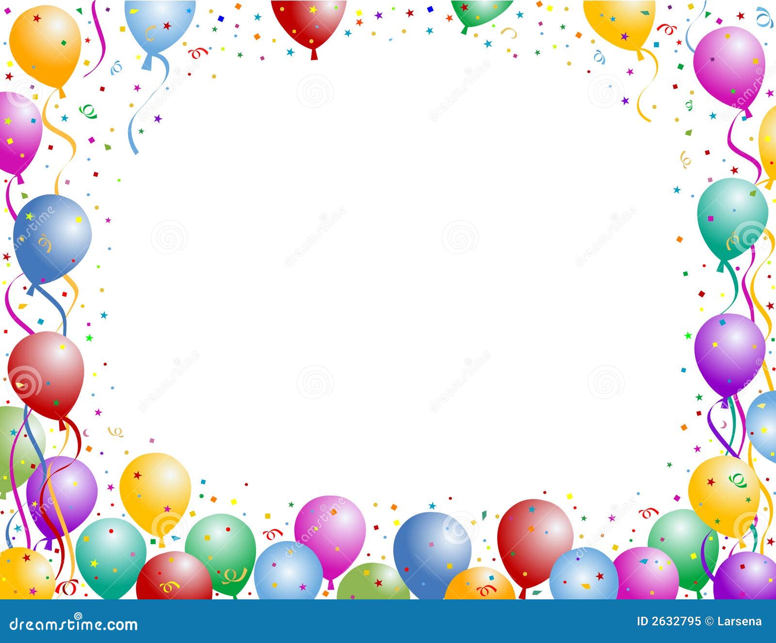 balloons and confetti clipart - photo #44