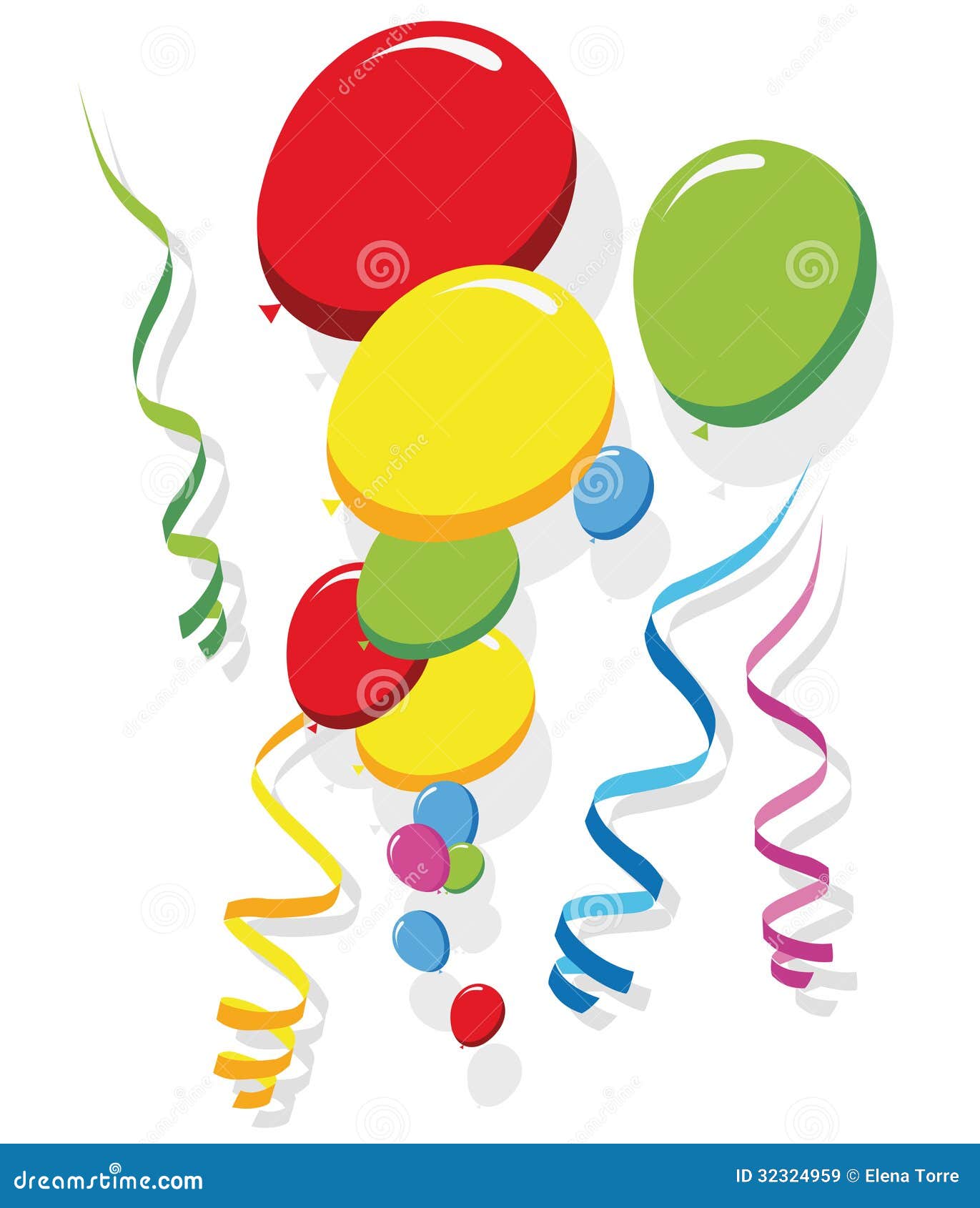 clip art balloons and streamers - photo #10