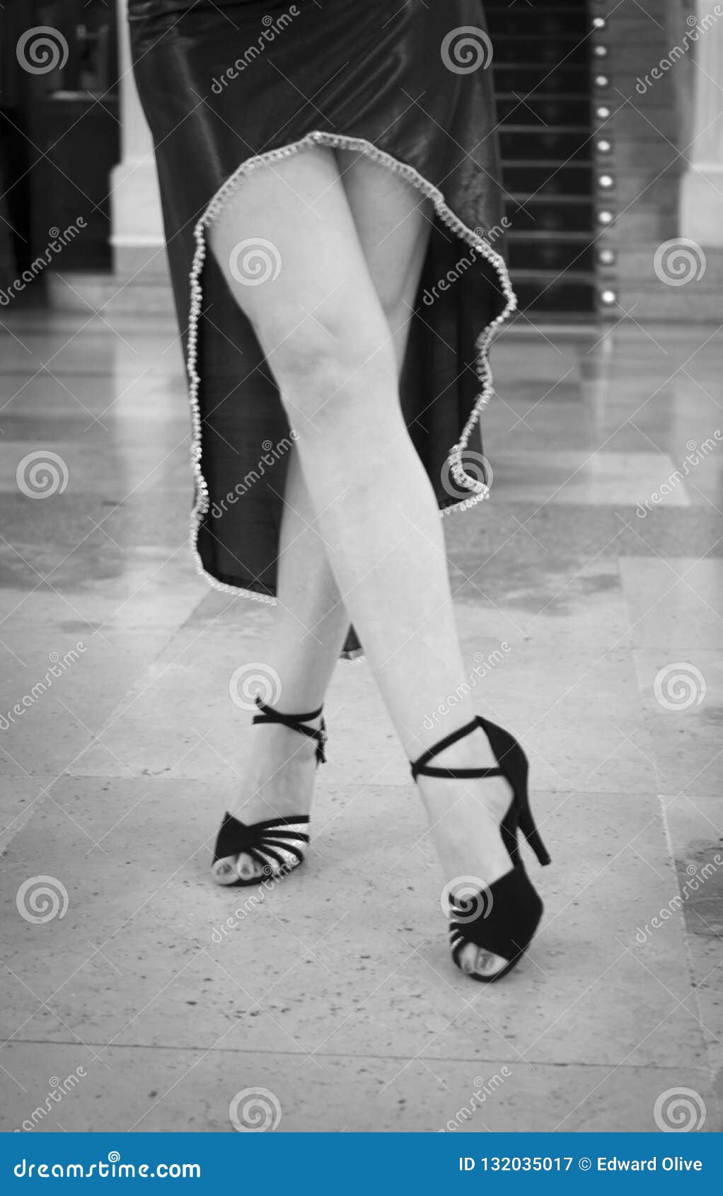 Ballroom Female Dancer Dancing Stock Image Image Of Modern Latino