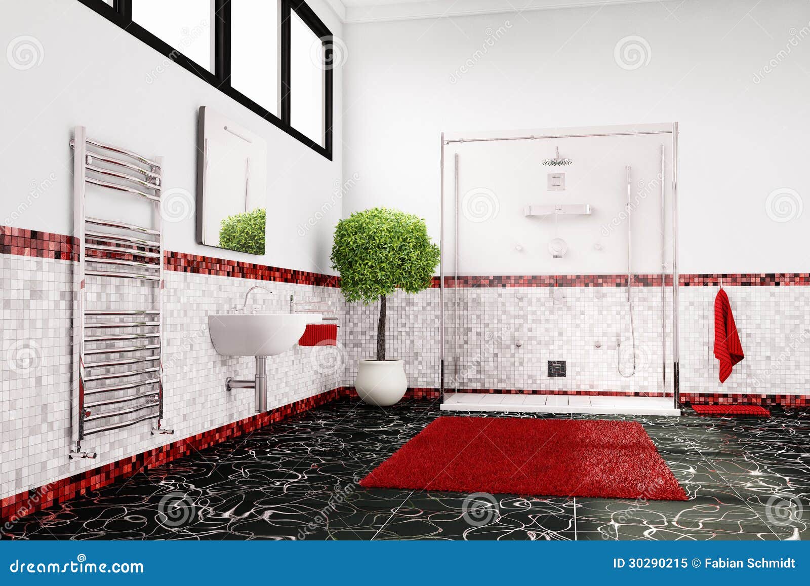 #861B1B Banheiro Em Vermelho No Branco E No Preto Foto de Stock Royalty Free 1300x957 px Banheiros Branco Com Detalhes 1513