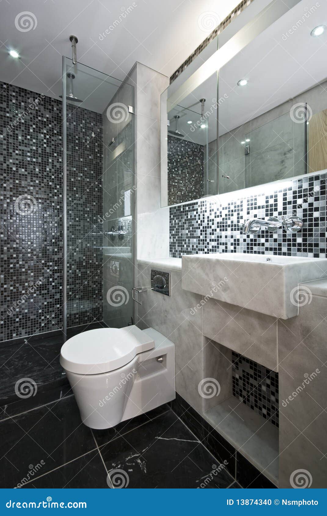 Banheiro Luxuoso Em Preto E Branco Foto de Stock Imagem 13874340 -> Banheiros Modernos Em Preto E Branco Banheiro Luxuoso Em Preto E Branco Foto de Stock Imagem 13874340 -> Banheiros Modernos Em Preto E Branco