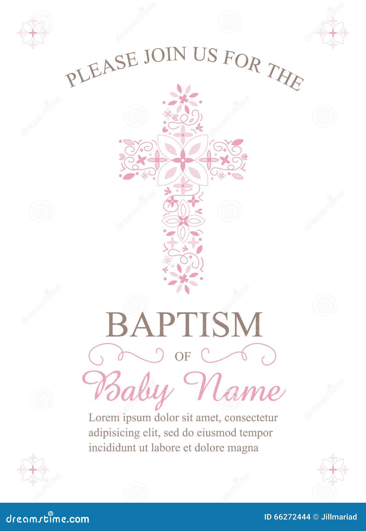 ... baptu00eame, communion, ou calibre d invitation de confirmation - vecteur