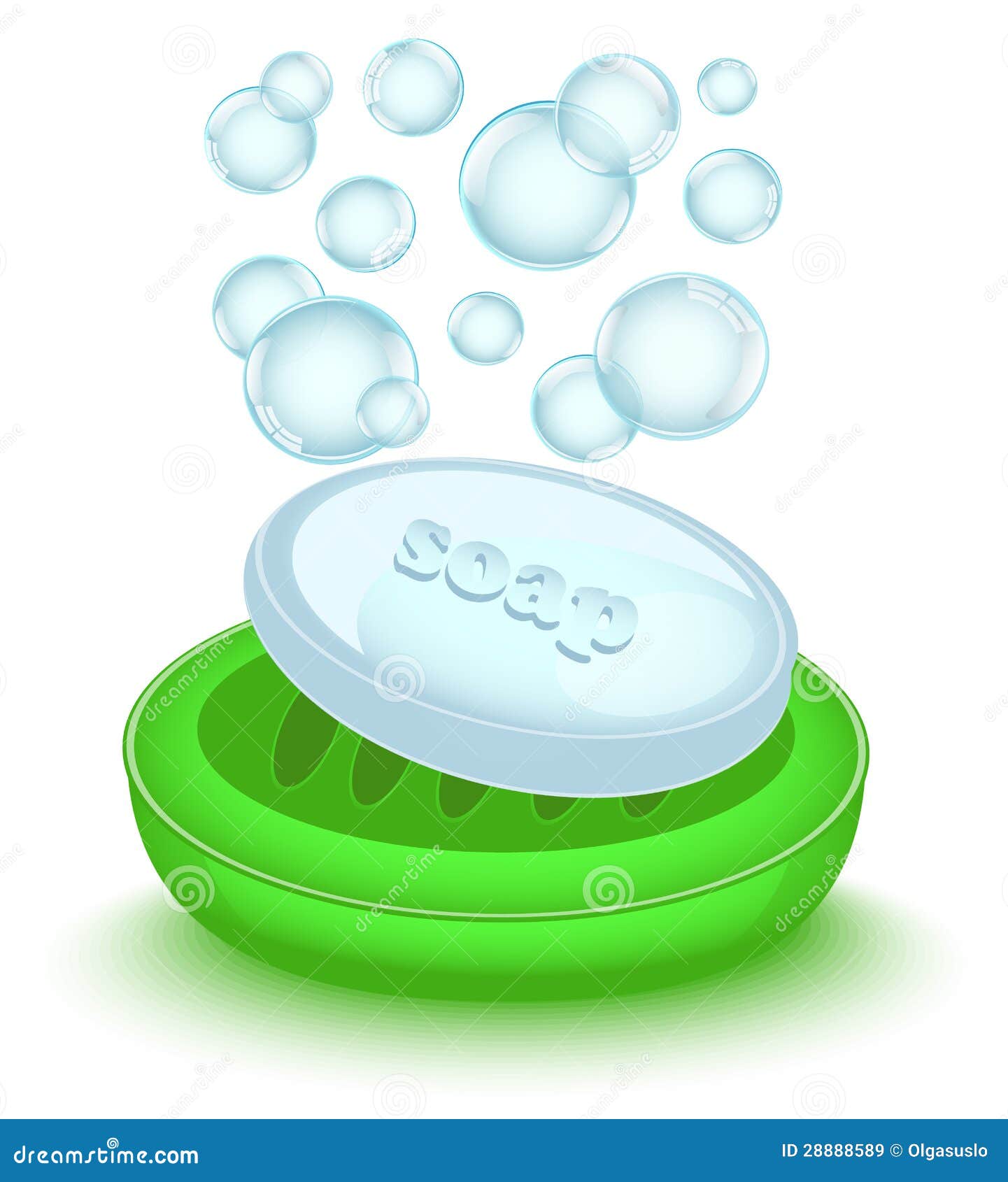 Bar Of Soap With Bubbles Royalty Free Stock Images - Image: 28888589