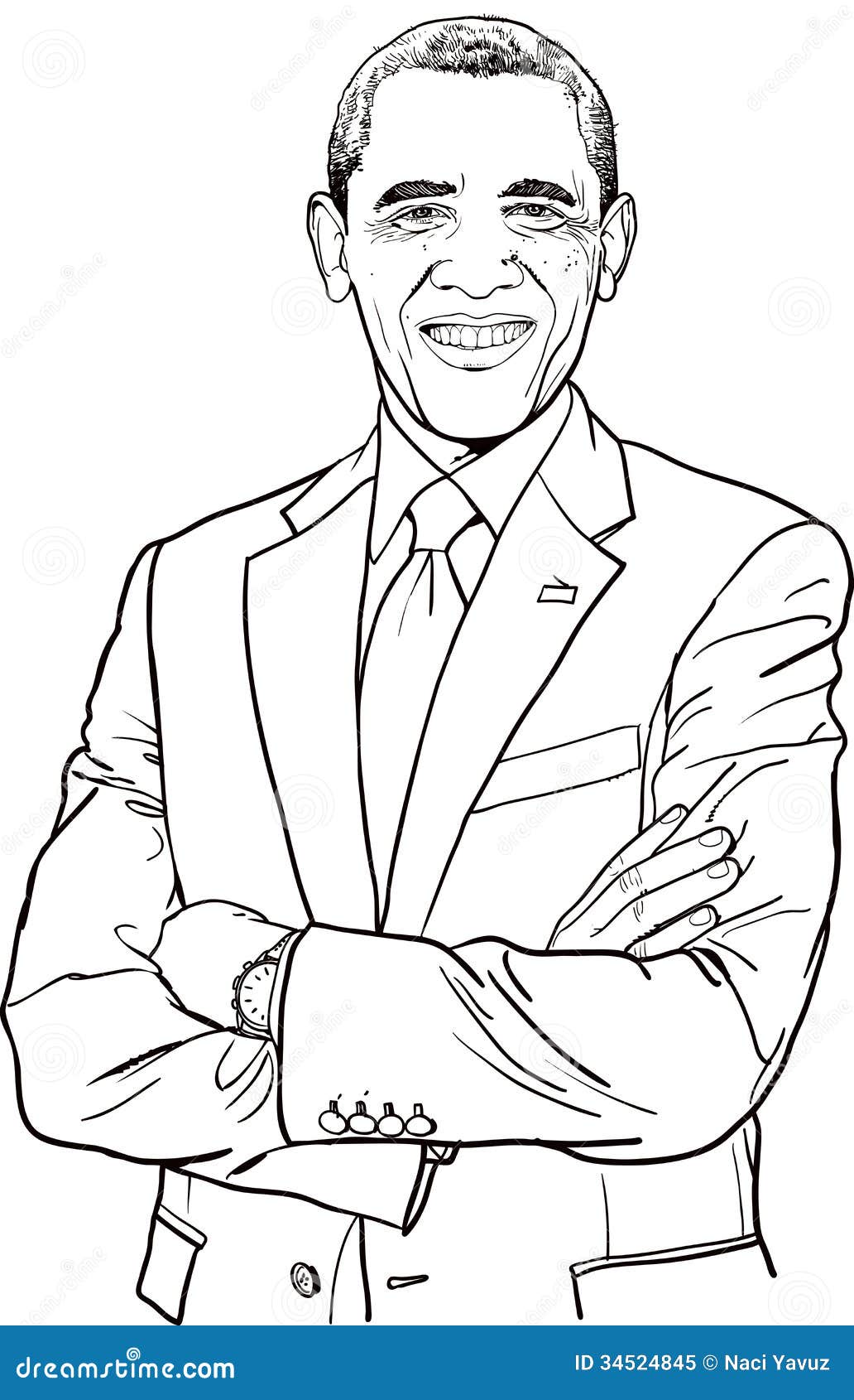 obama and family coloring pages - photo #38