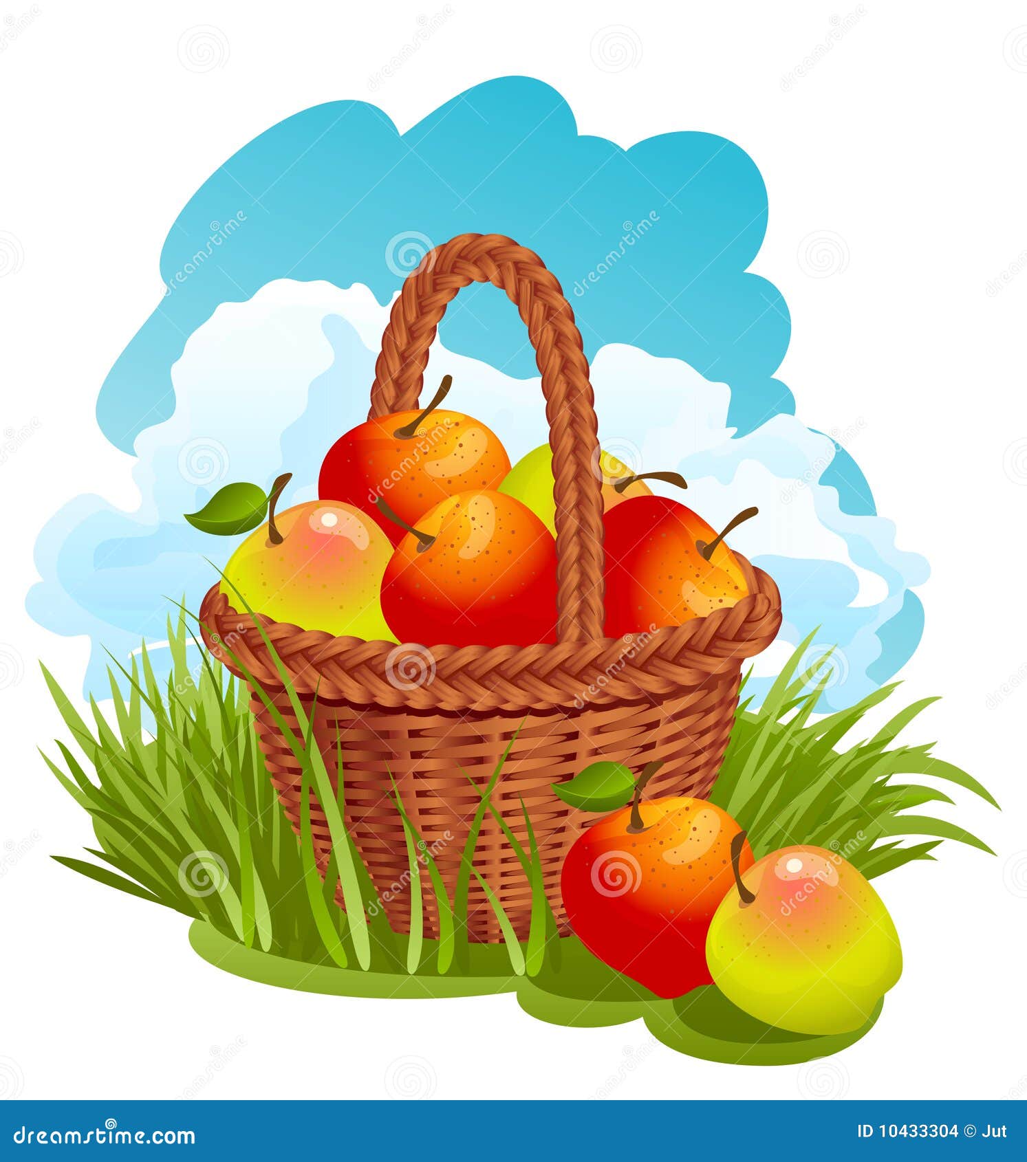 clip art apple basket - photo #45