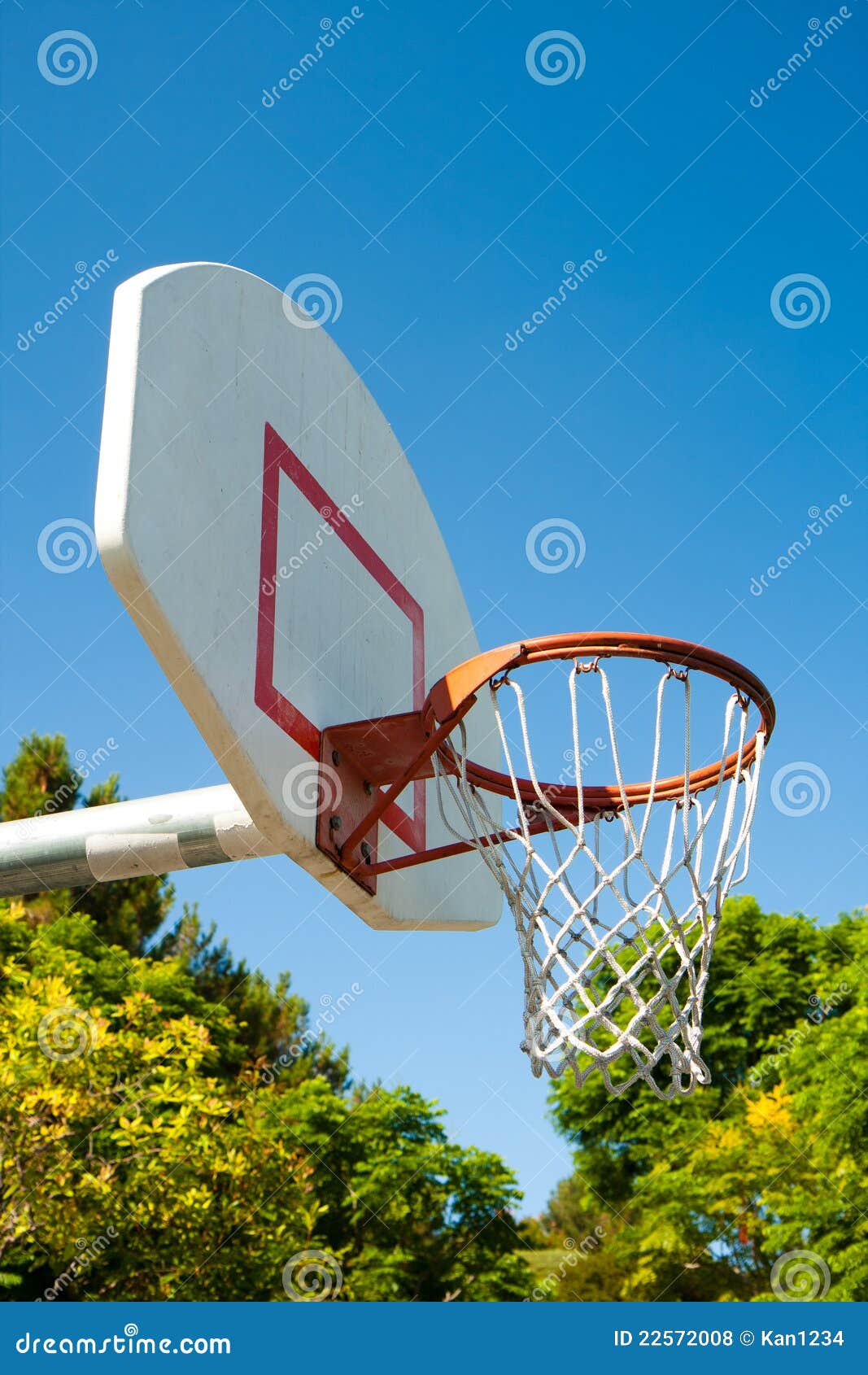 Basketball Hoop In A Park Royalty Free Stock Photos - Image: 22572008