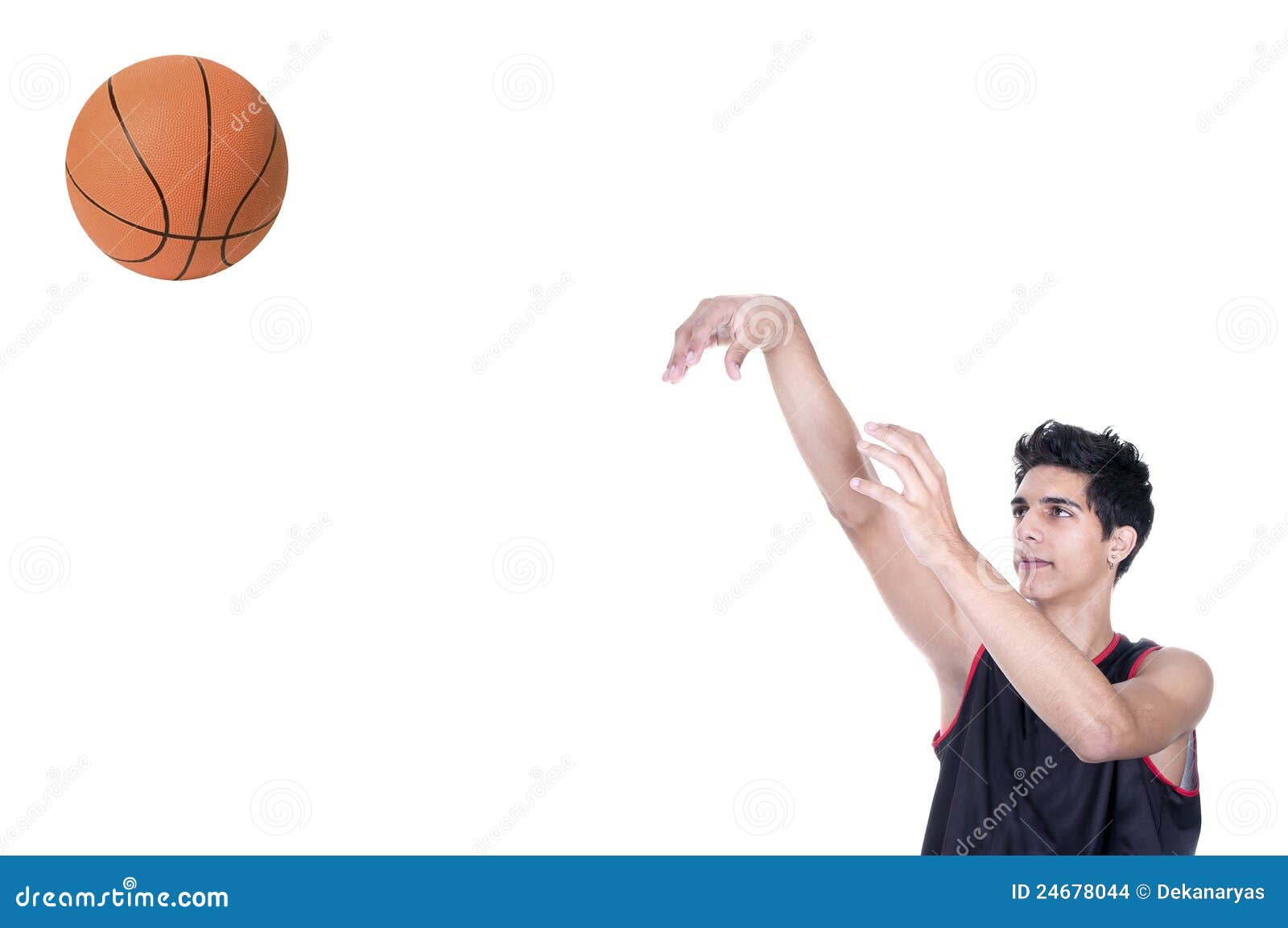 Basketball Player Throwing The Ball Stock Images Image 24678044 basketball-player-throwing-the-ball-stock-images-image-24678044