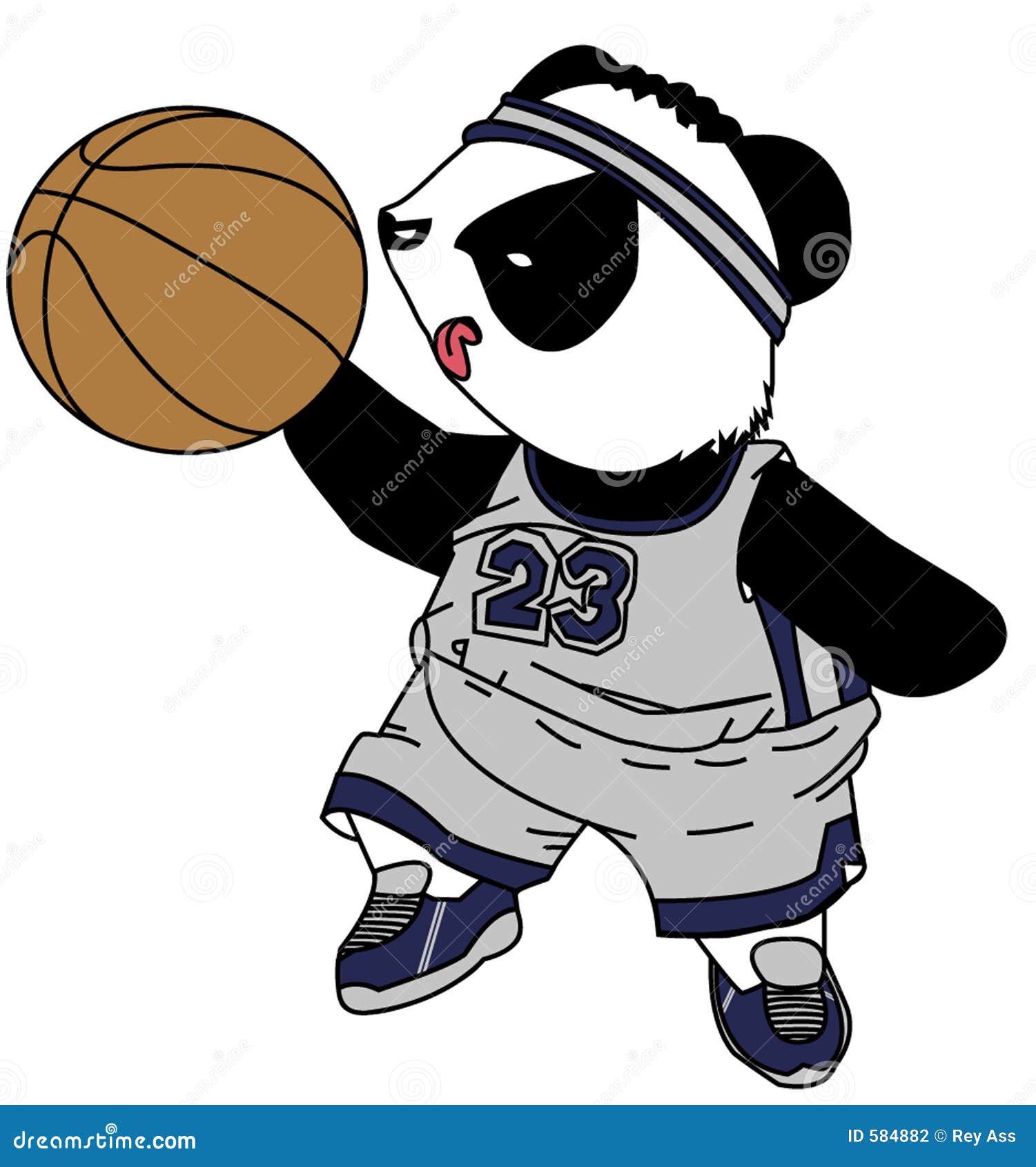 clipart panda basketball - photo #2