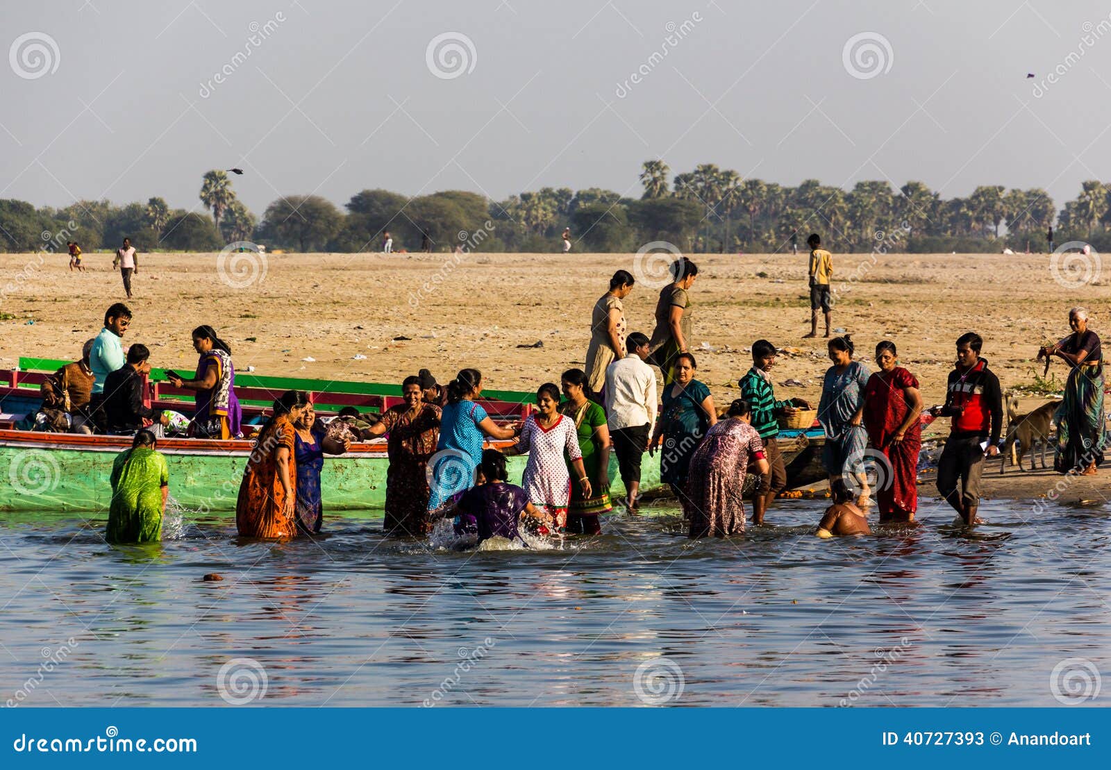 Hindu Women Bathing