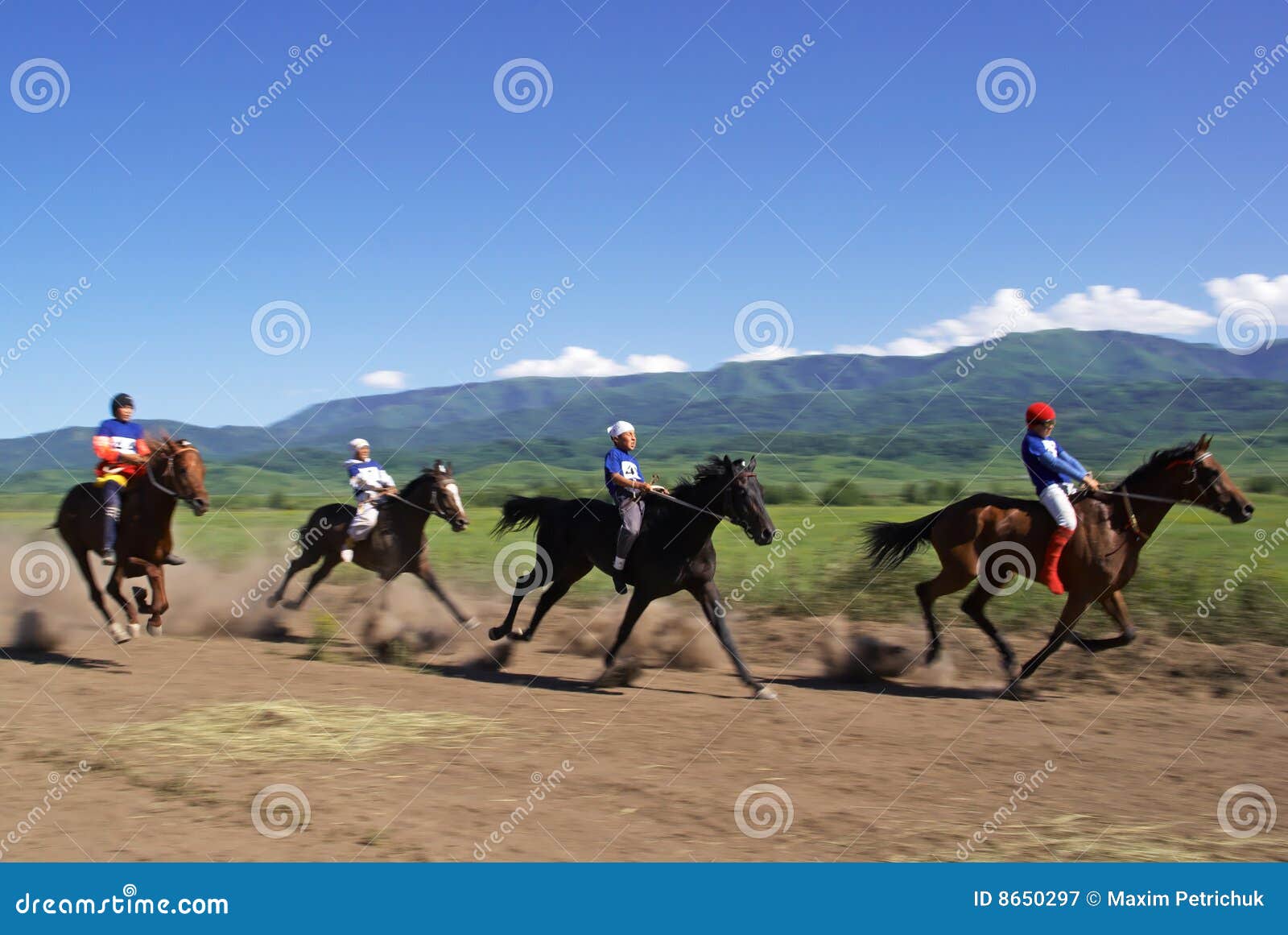 Bayga - Traditional Nomad Horses Racing Editorial Photography - Image ...