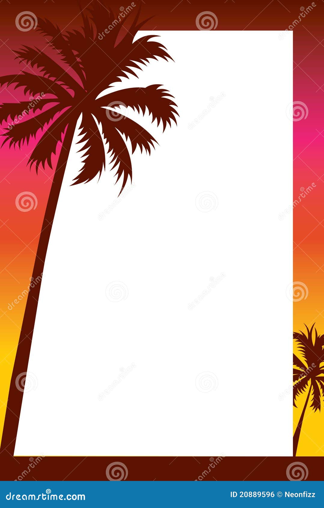 clipart palm tree borders - photo #49