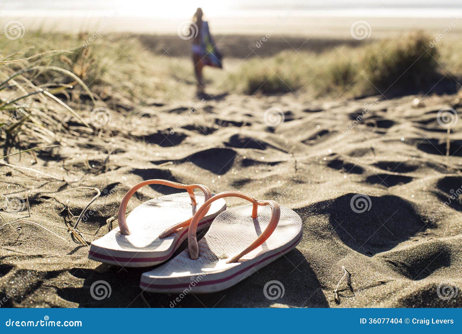 Beach Thongs Stock Photo Image Of Woman Weekend Jandals 36077404