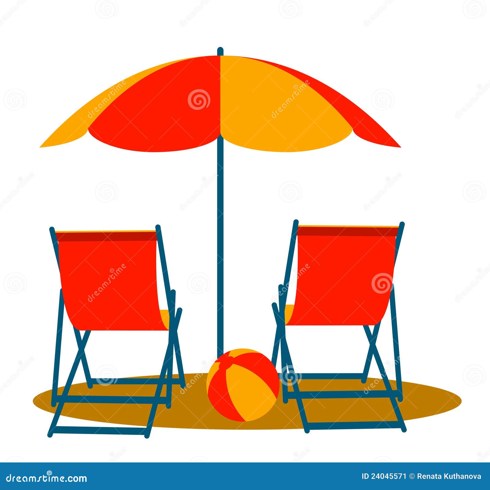 clipart deck chairs - photo #17