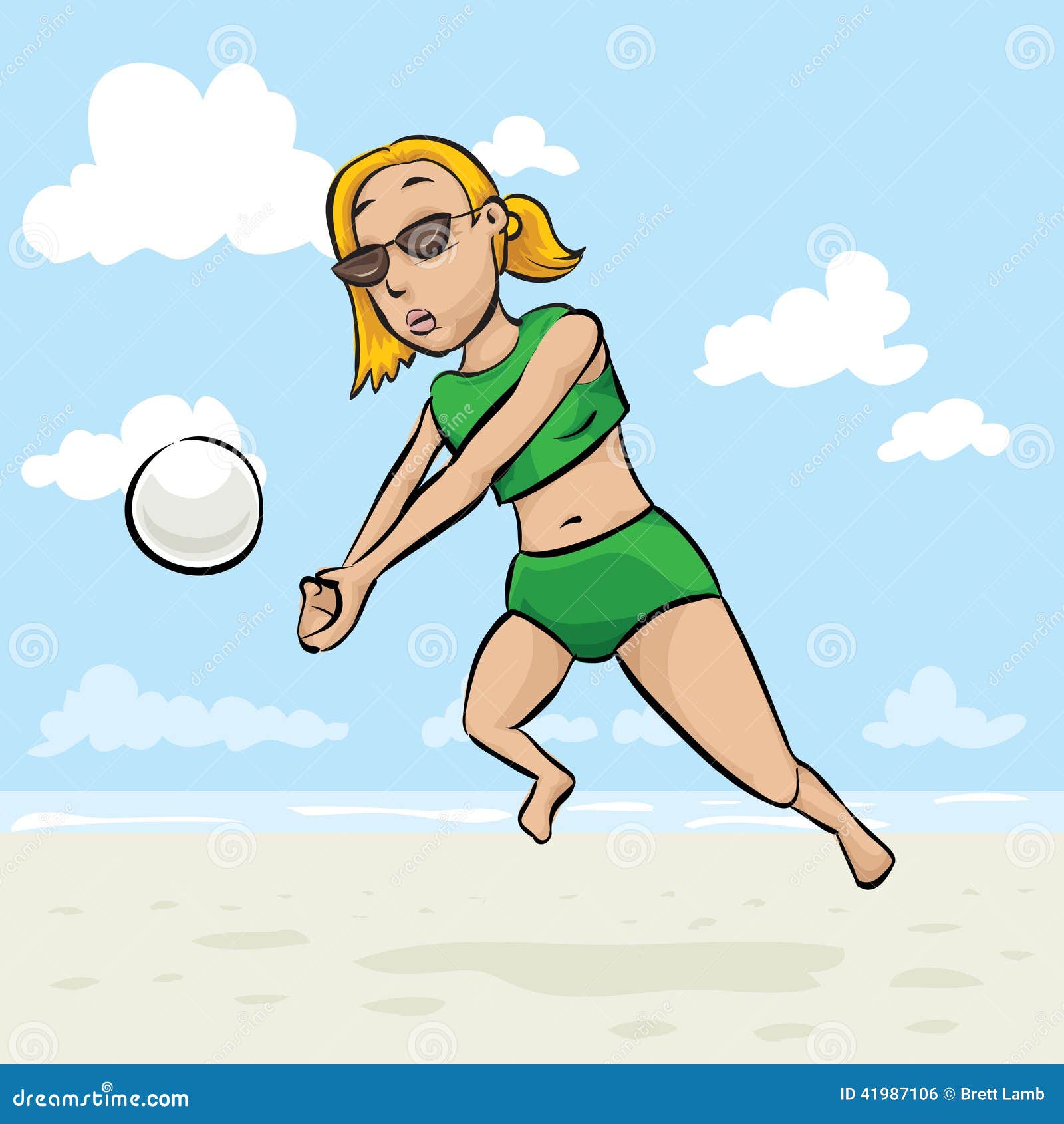 free beach volleyball clipart - photo #50