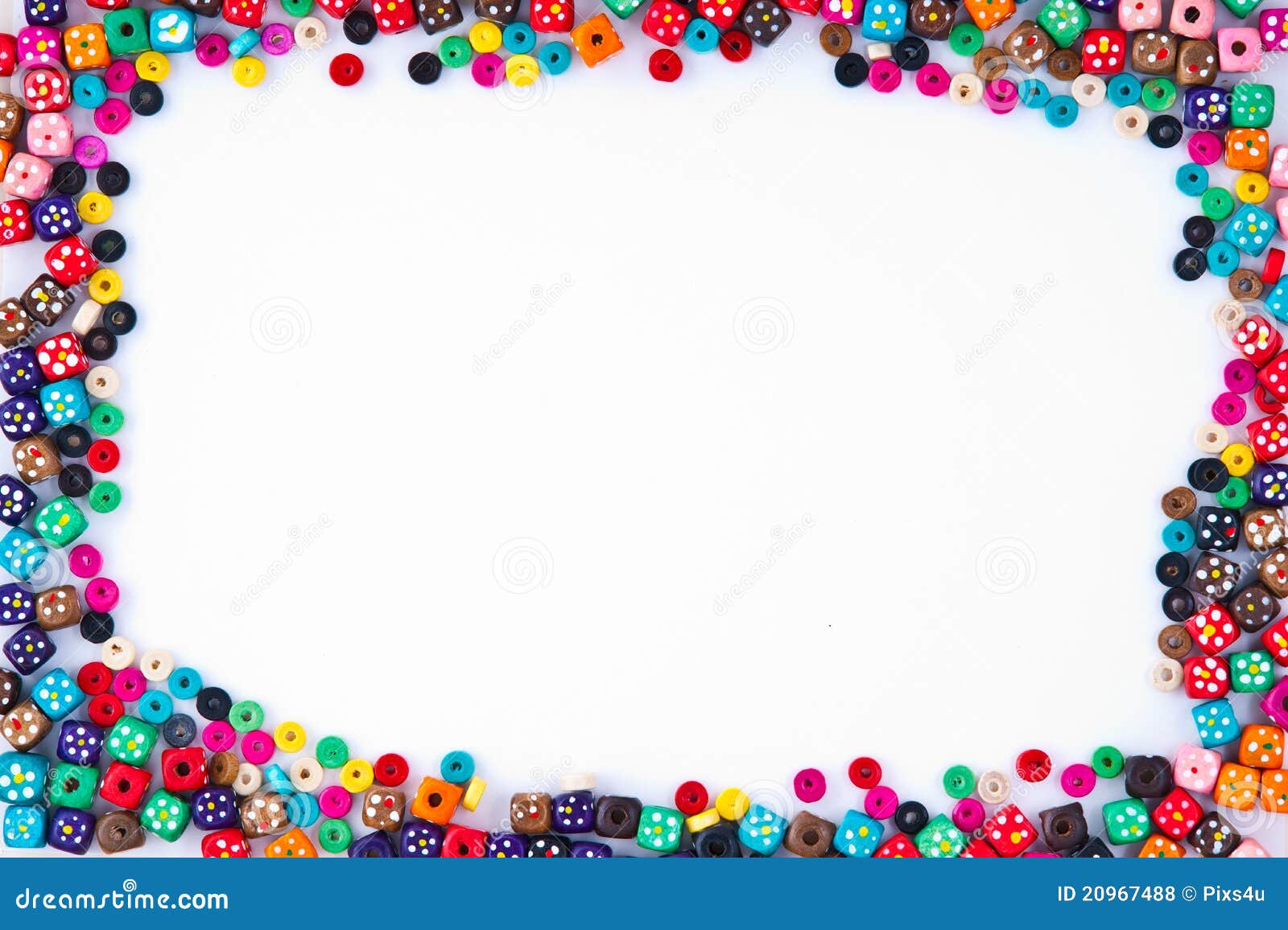Bead Frame Royalty Free Stock Photos Image 20967488
