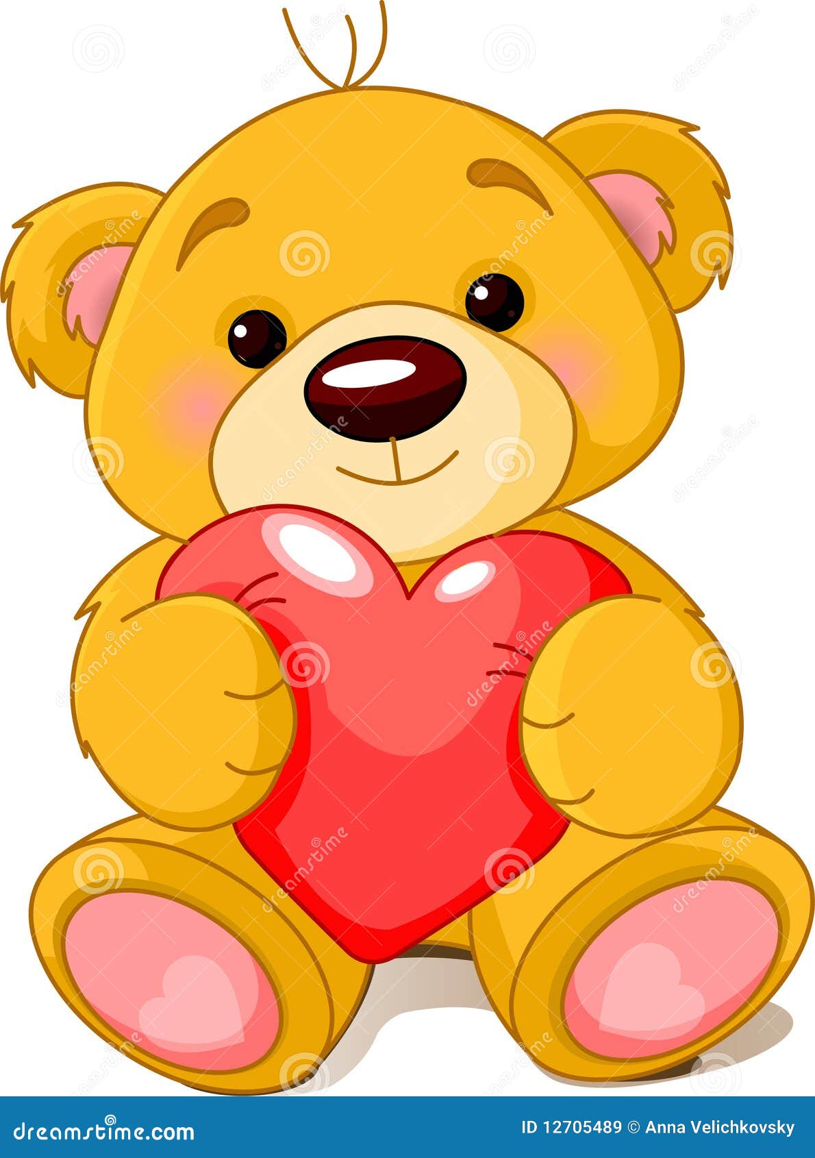 teddy bear with heart clipart - photo #32