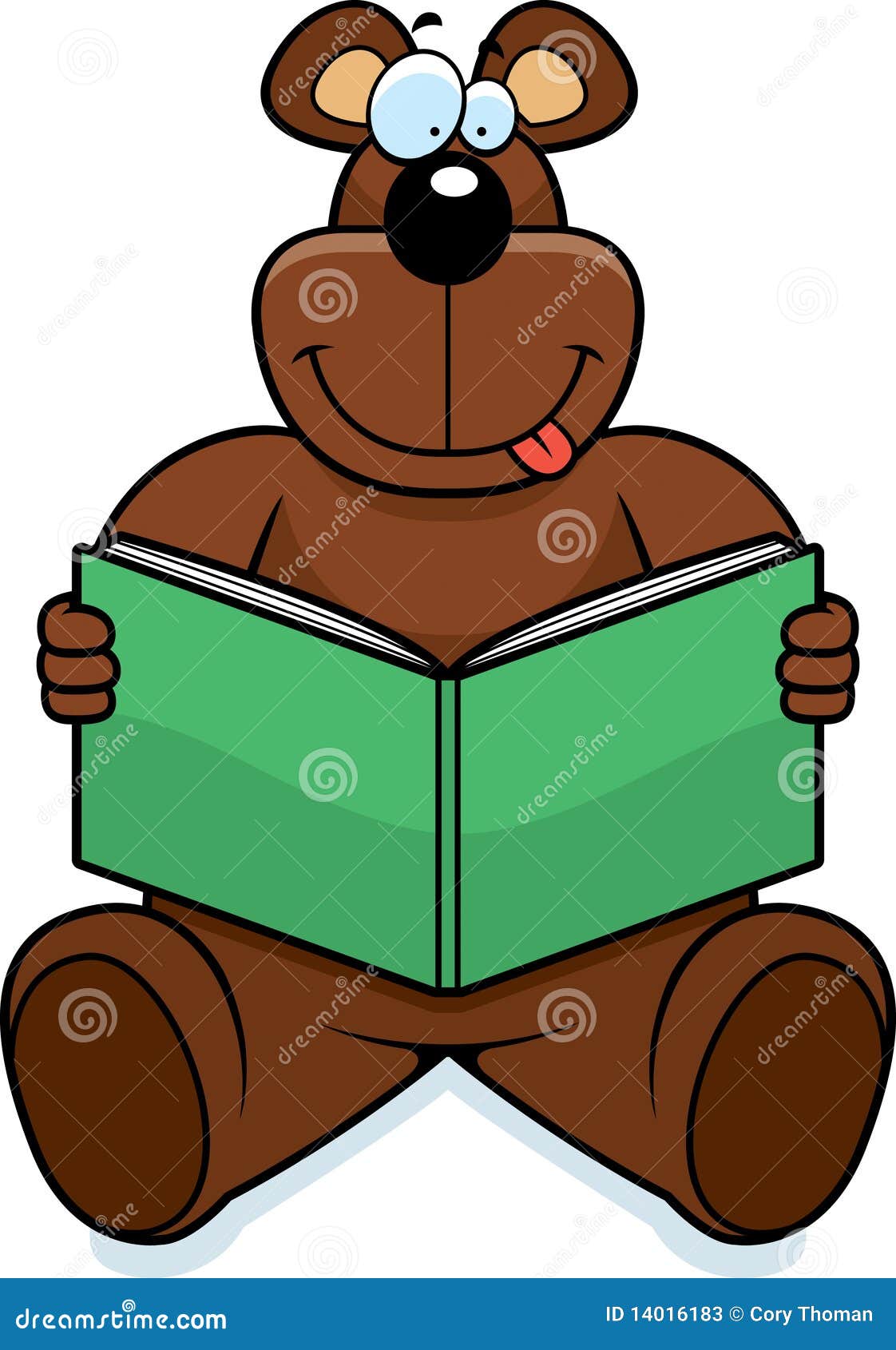 teddy bear reading clipart - photo #50