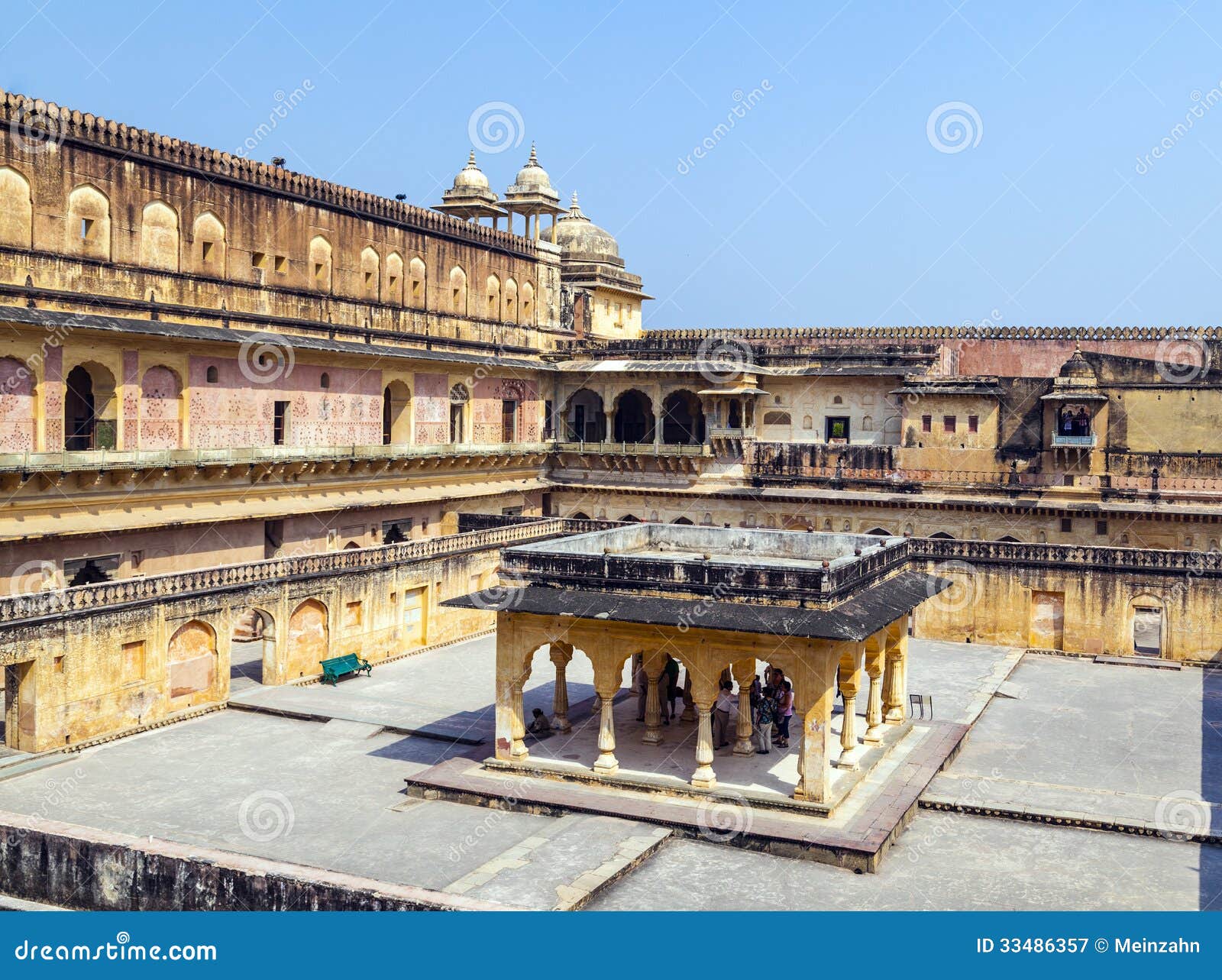 beautiful amber fort near jaipur city in india royalty