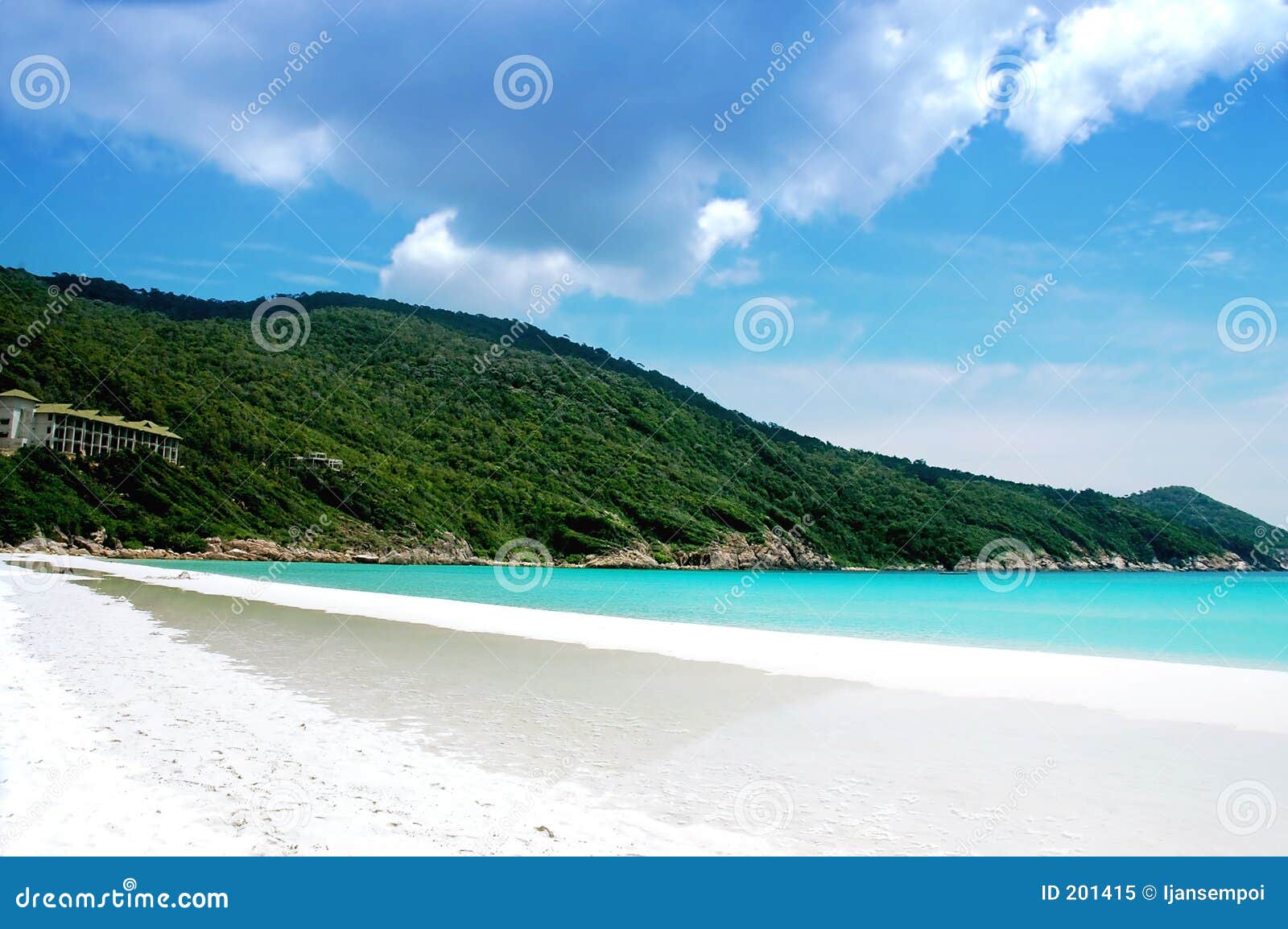 Royalty Free Stock Photo: Beautiful beach scenery
