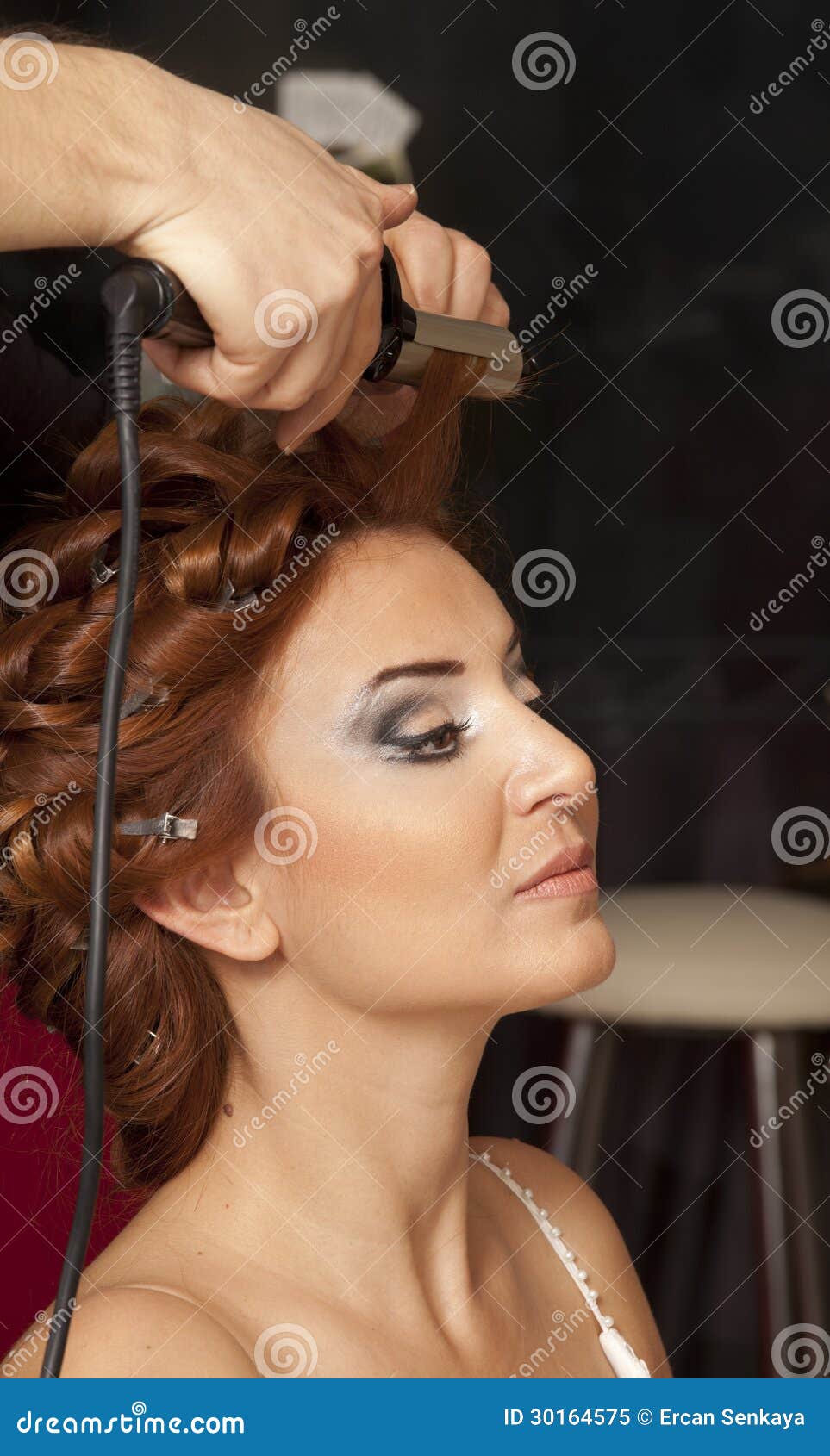 Was specially young beautiful bride preparing absolutely useless Young beautiful bride preparing are