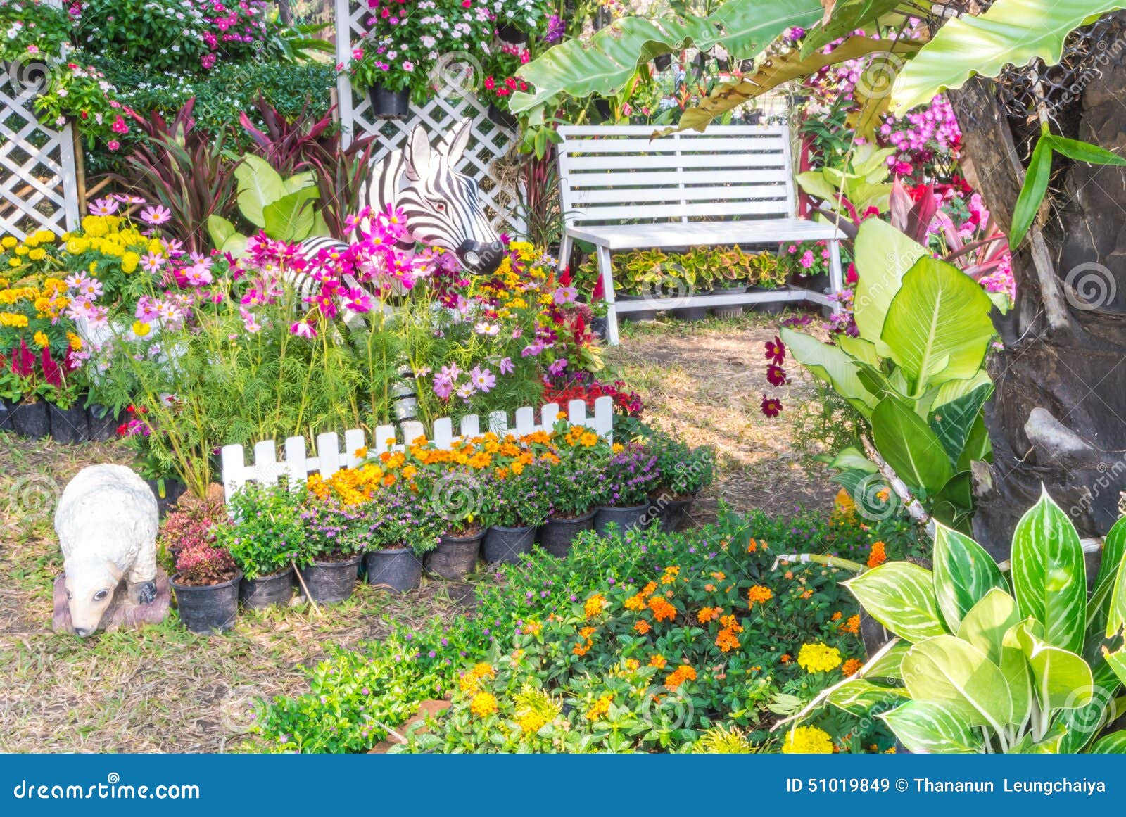 Beautiful Front Yard Flower Gardens