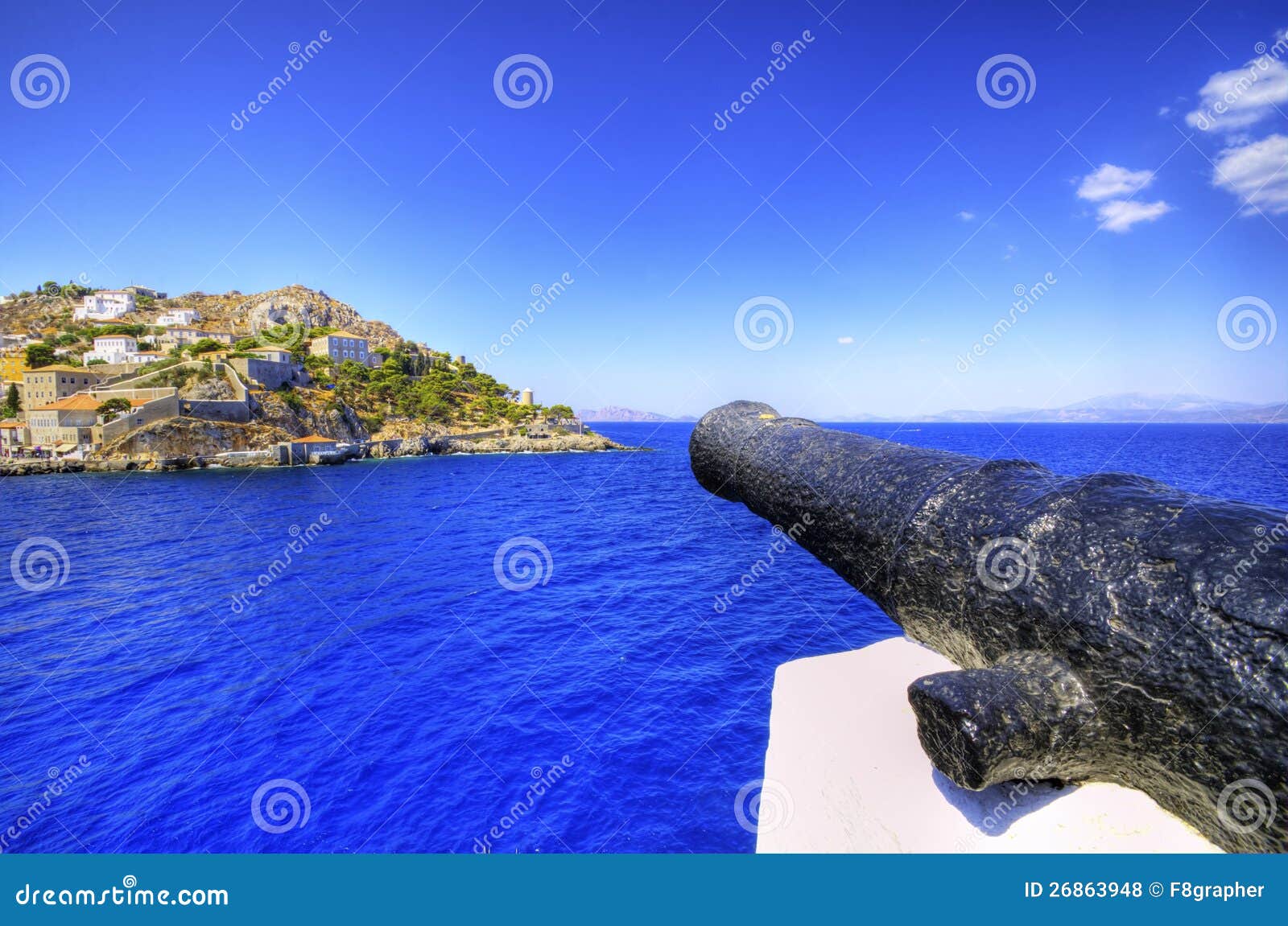 Greek Island Oposite Hydra Greek Island Oposite Hydra