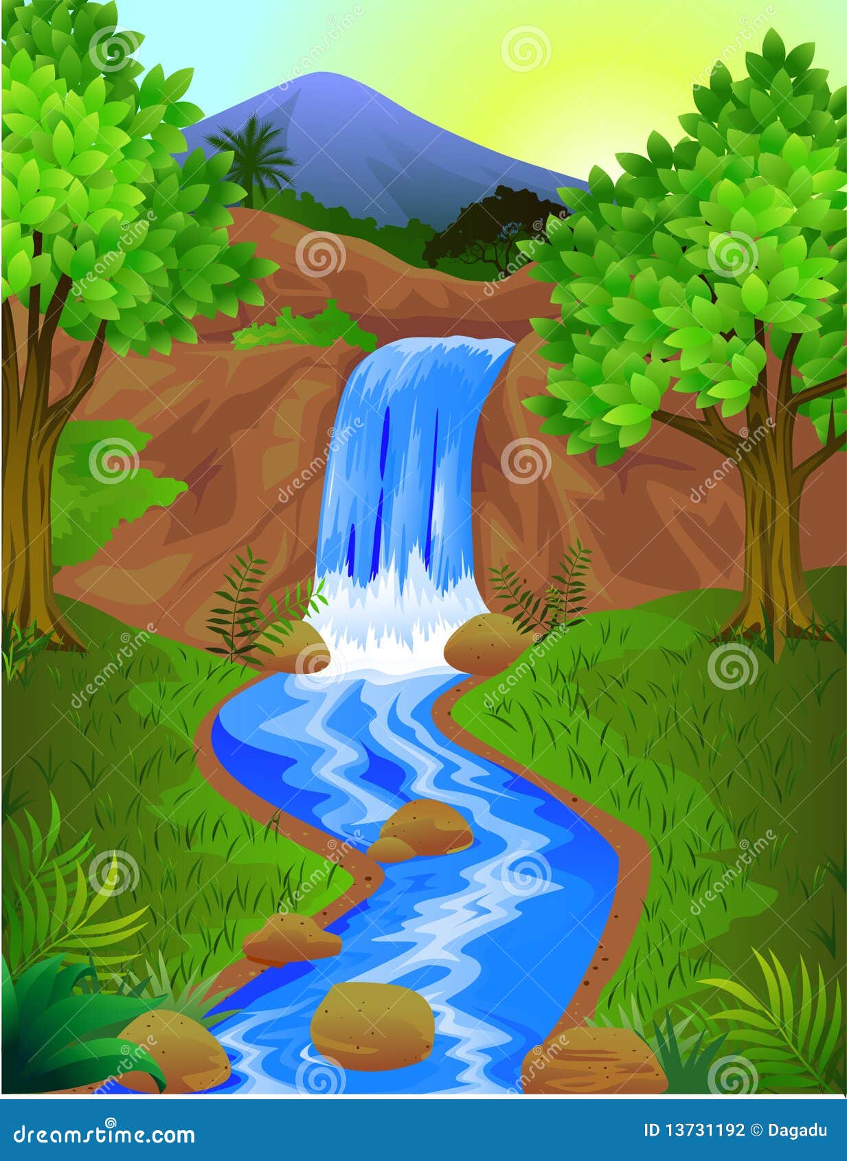 clipart waterfall - photo #23