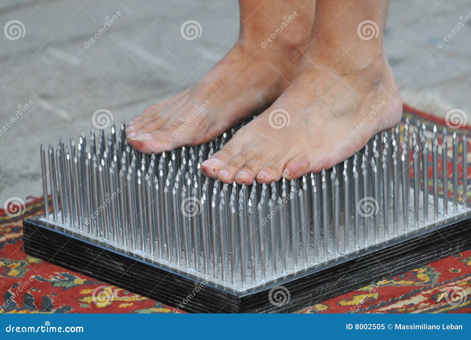 Bed Of Nails Royalty Free Stock Photo - Image: 8002505