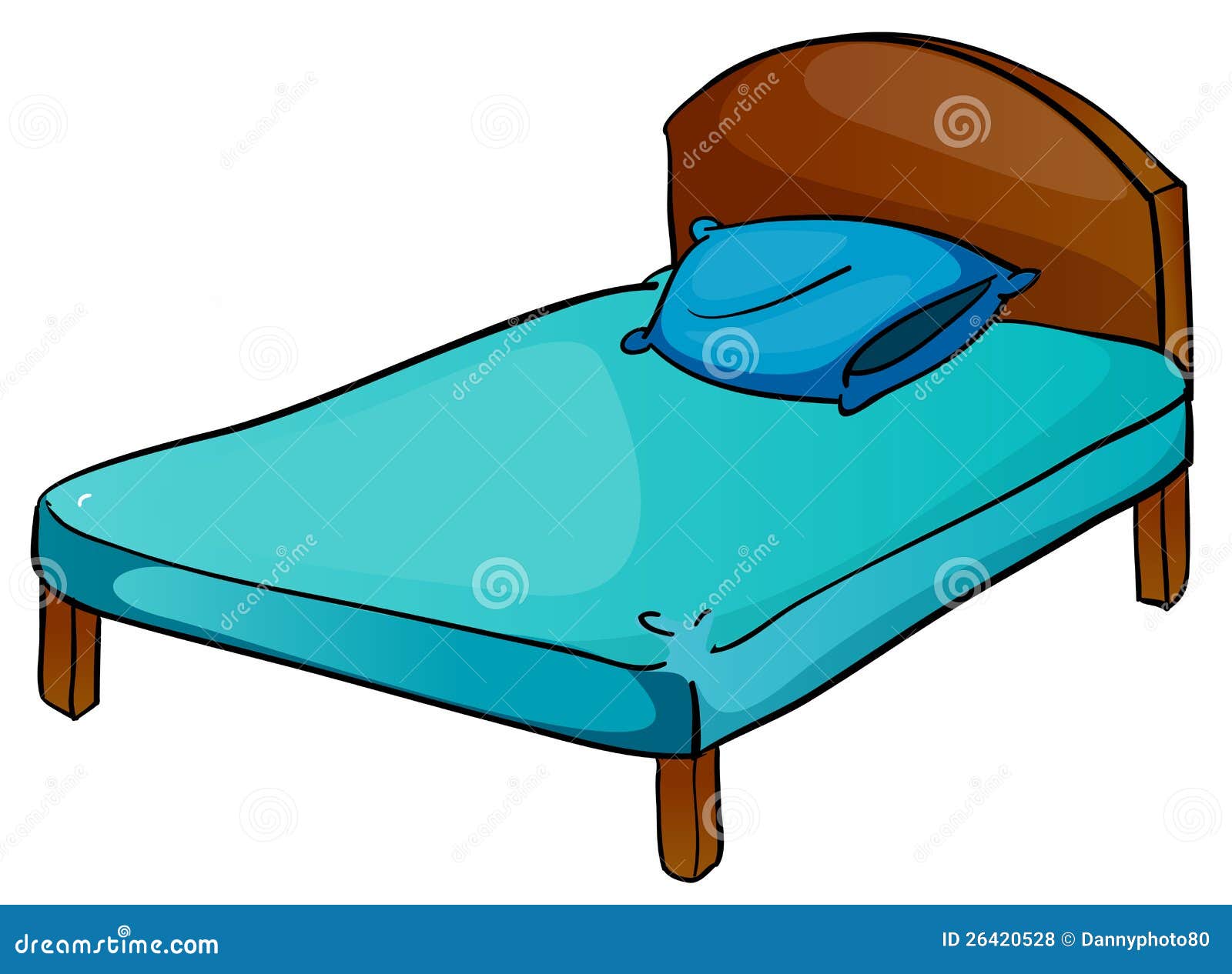 Bed And Pillow Royalty Free Stock Photos - Image: 26420528