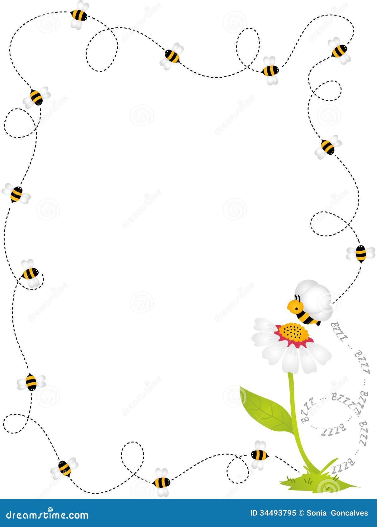 bumble bee clip art border - photo #16