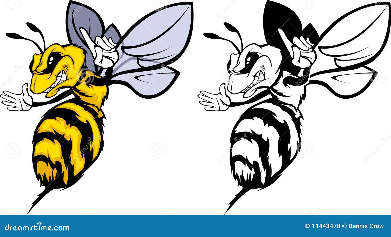 clipart yellow jacket bee - photo #47