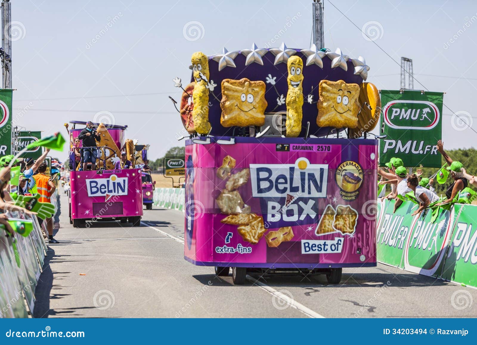 belin-box-vehicles-saint-aoustrille-france-july-passing-advertising-caravan-intermediate-sprint-point-34203494