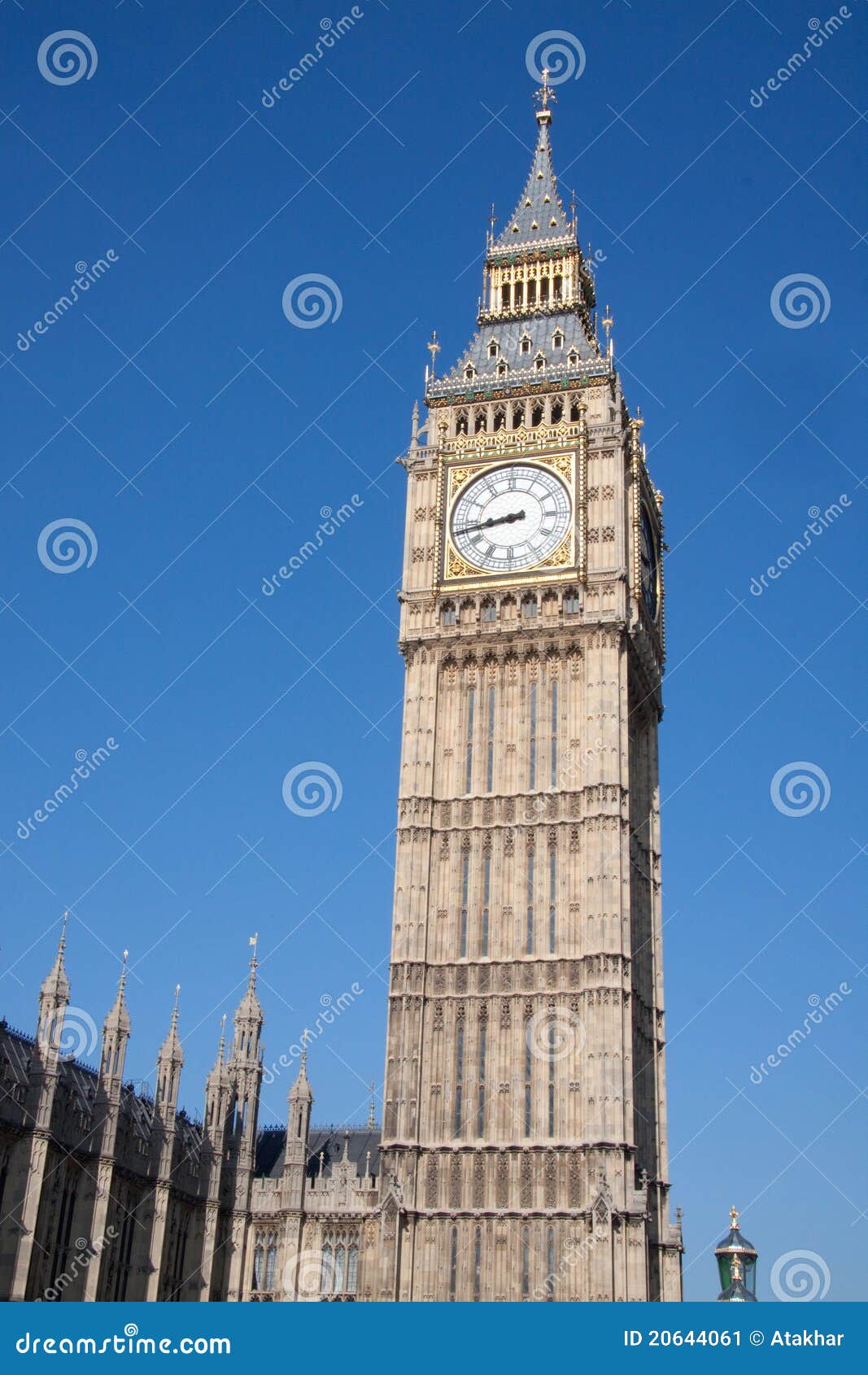 Big ben clock, House of parliament, Wetstminster UK.