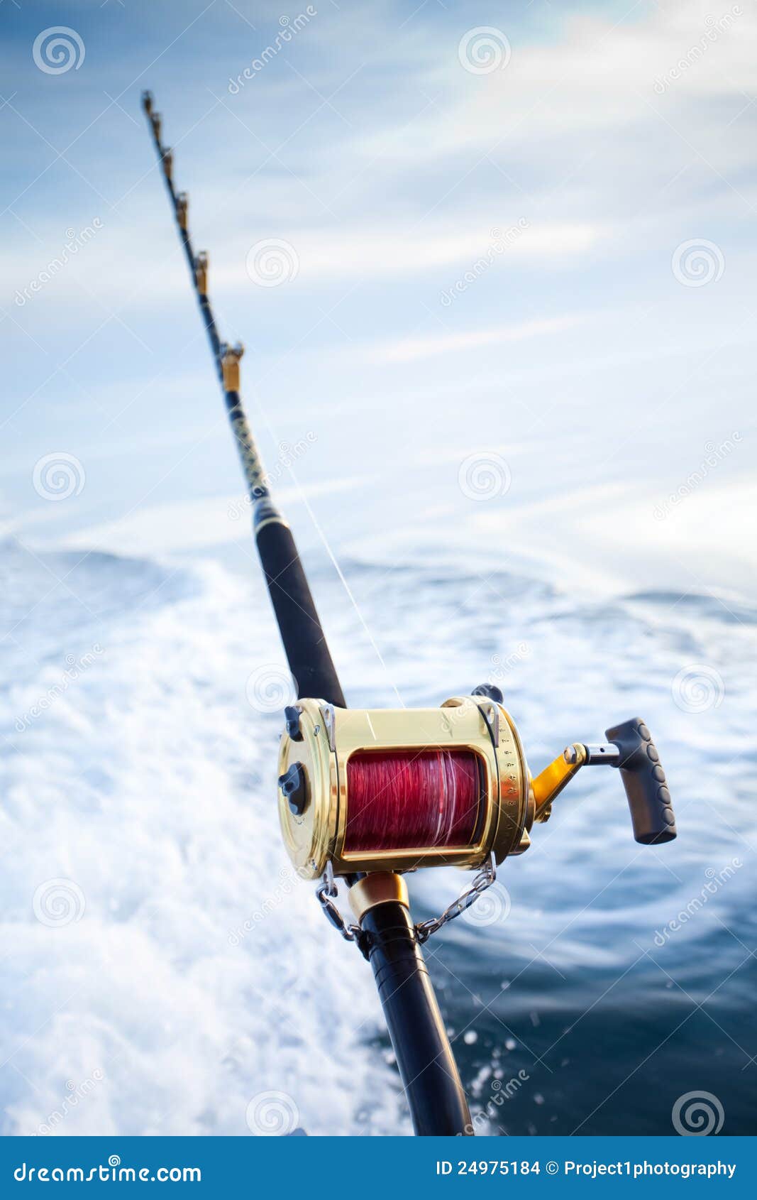 big game fishing reel in natural setting mr no pr no 2 294 2