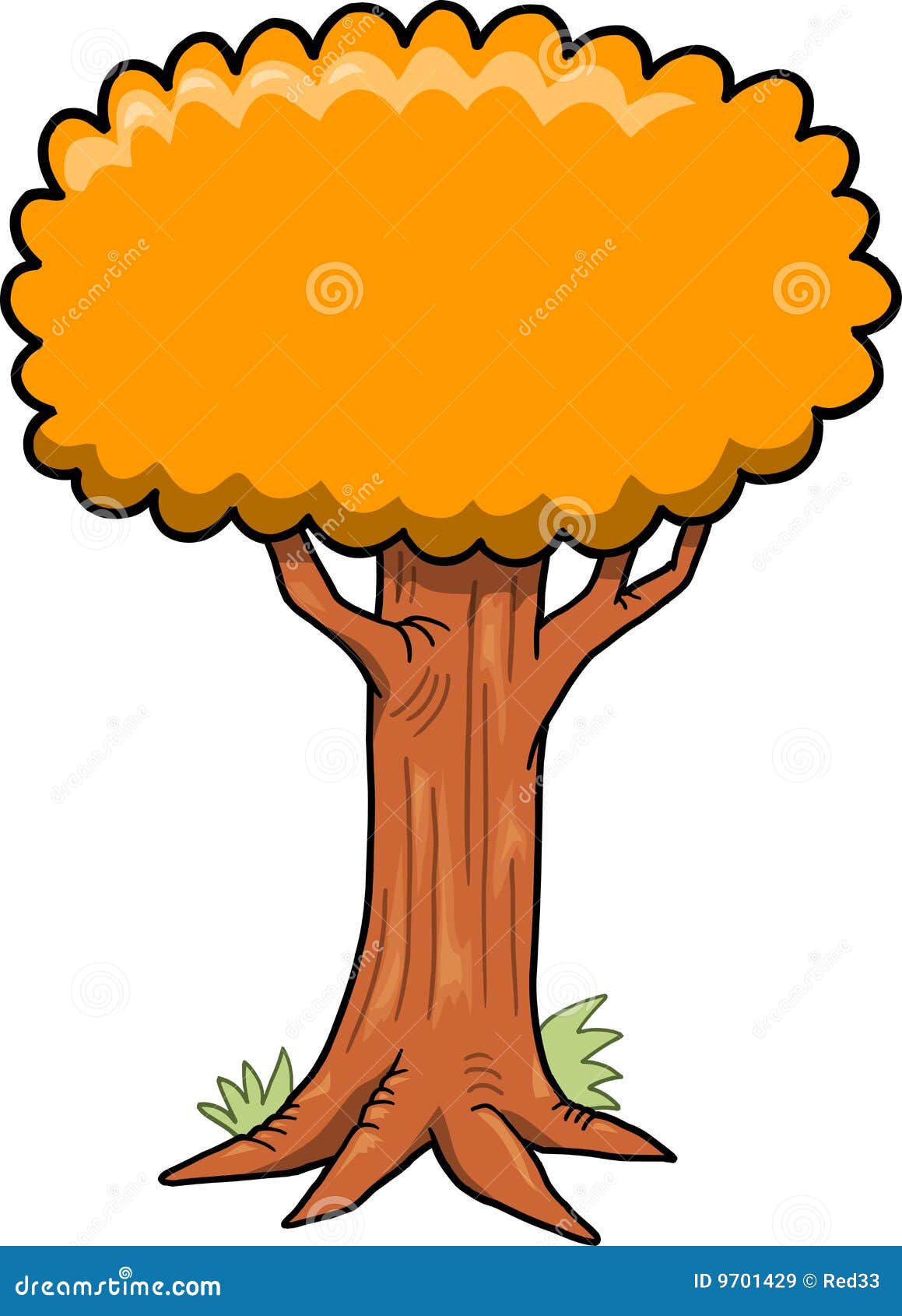 Big Tree Vector Illustration Royalty Free Stock Images - Image: 9701429
