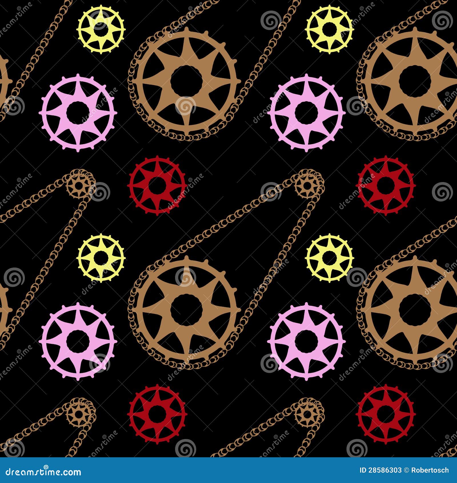 Bike mechanic pattern, abstract seamless texture; vector art ...