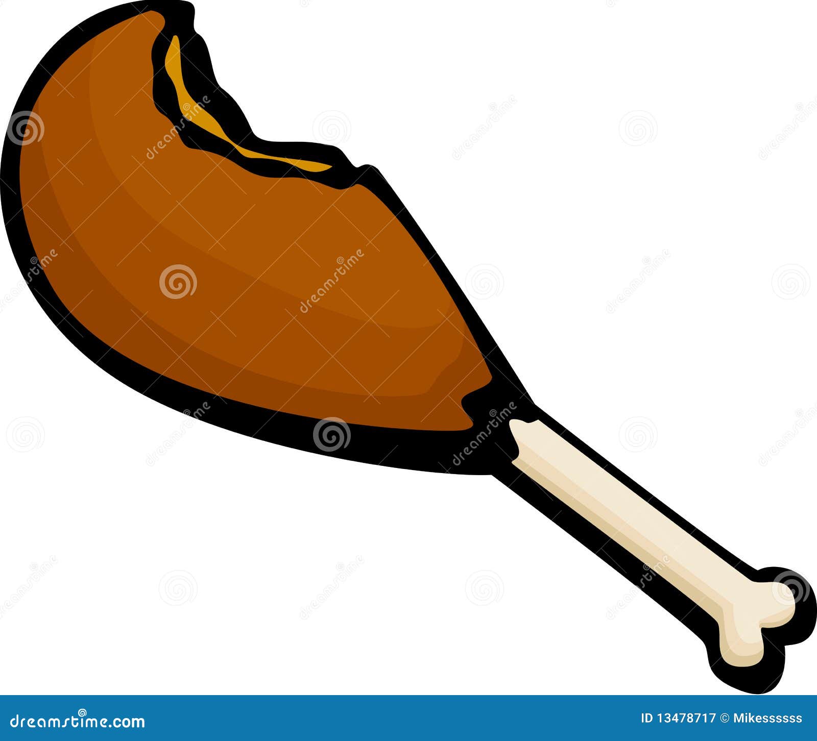 turkey leg clipart - photo #10