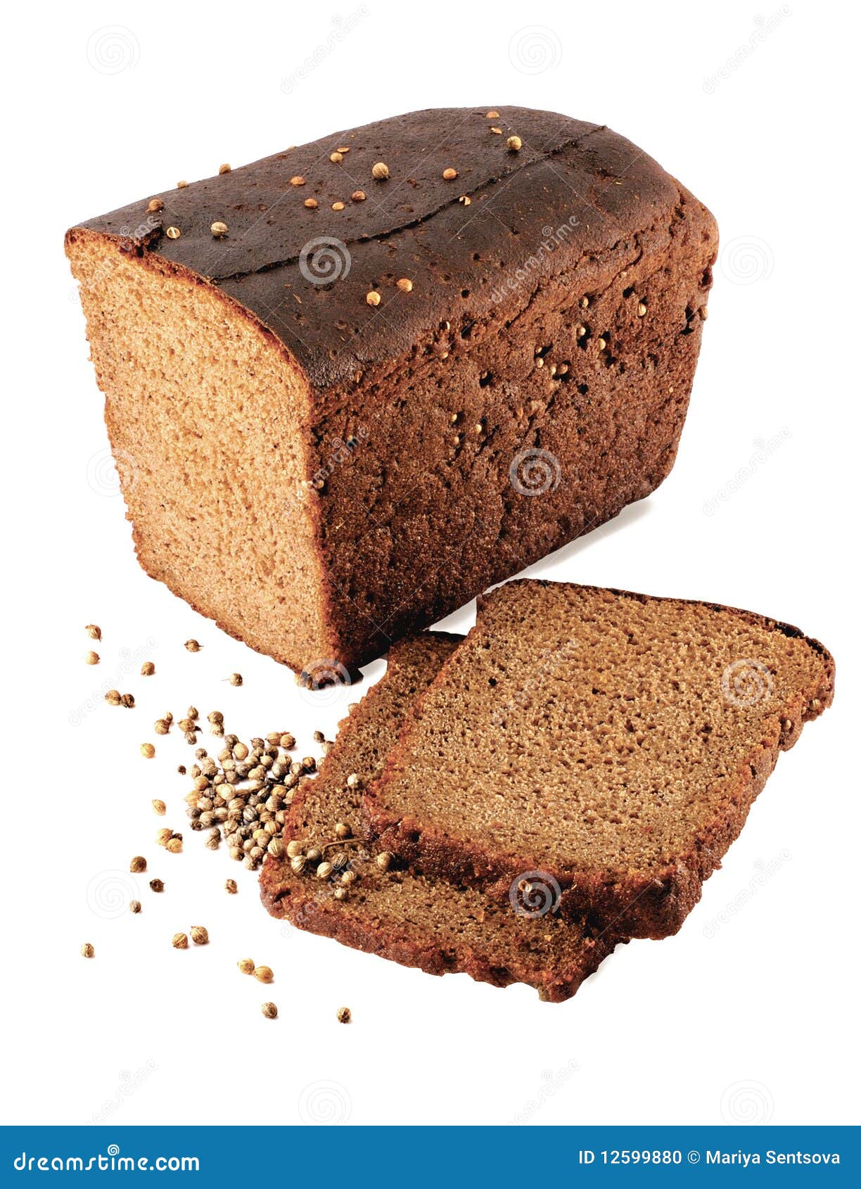 Black Bread. Stock Photo Image 12599880