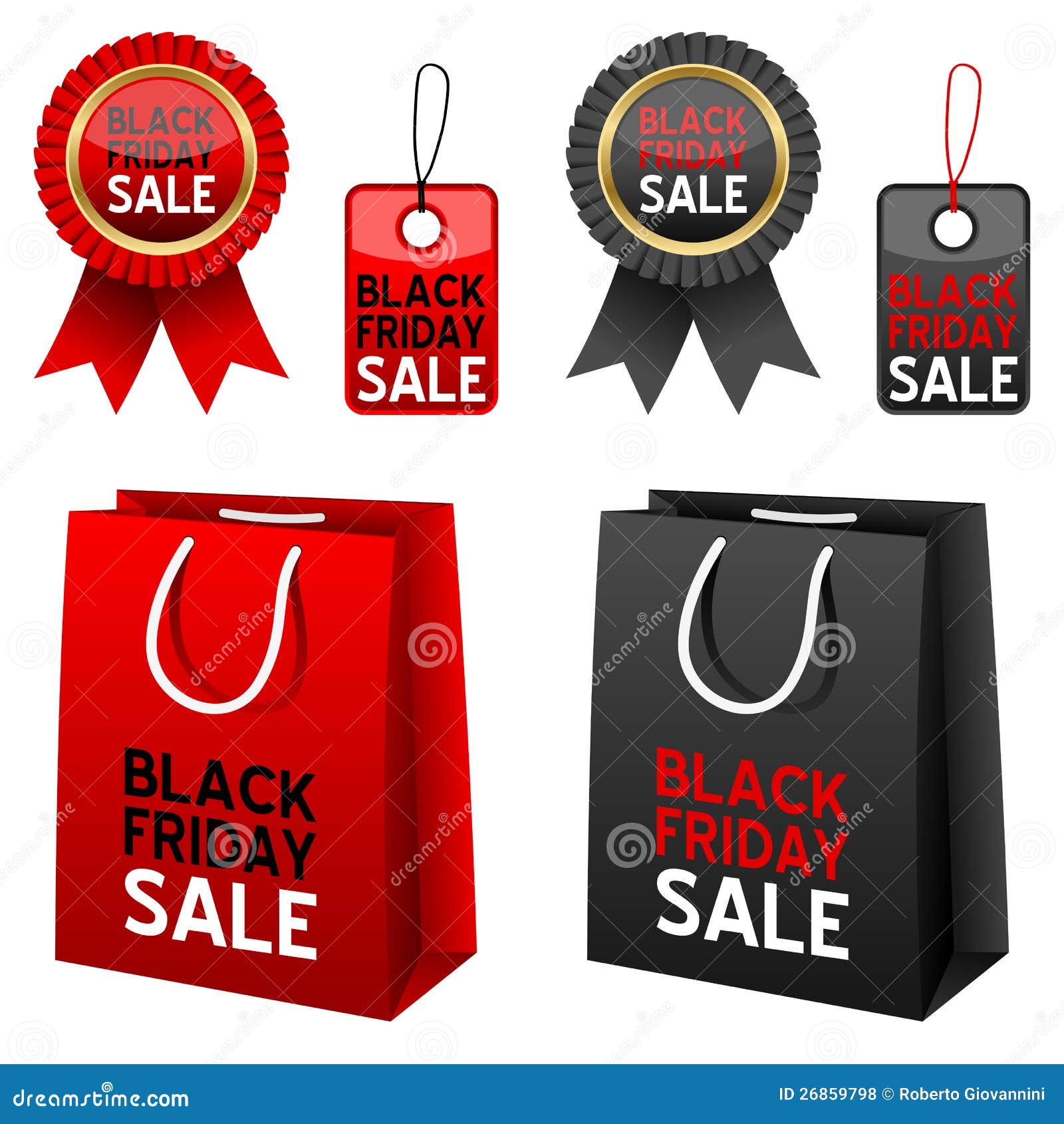 Black Friday Sale Collection Royalty Free Stock Photos - Image: 26859798