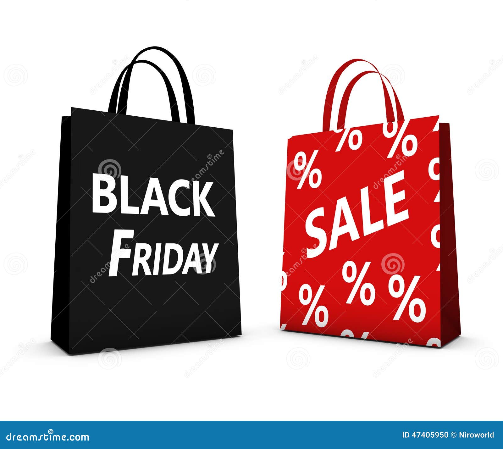 Black Friday Sale Shopping Bag Stock Illustration - Image: 47405950