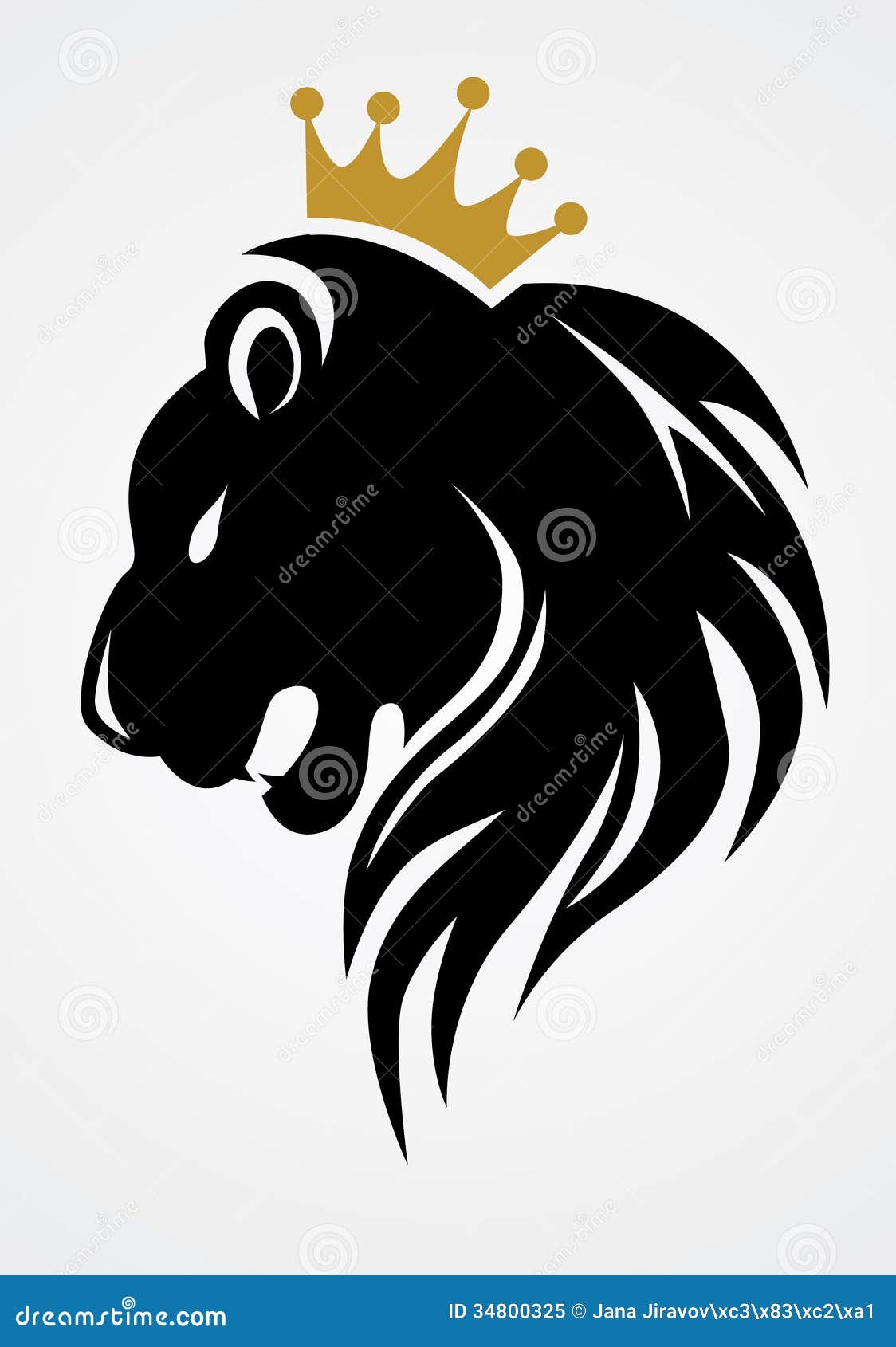 lion with crown clipart - photo #45