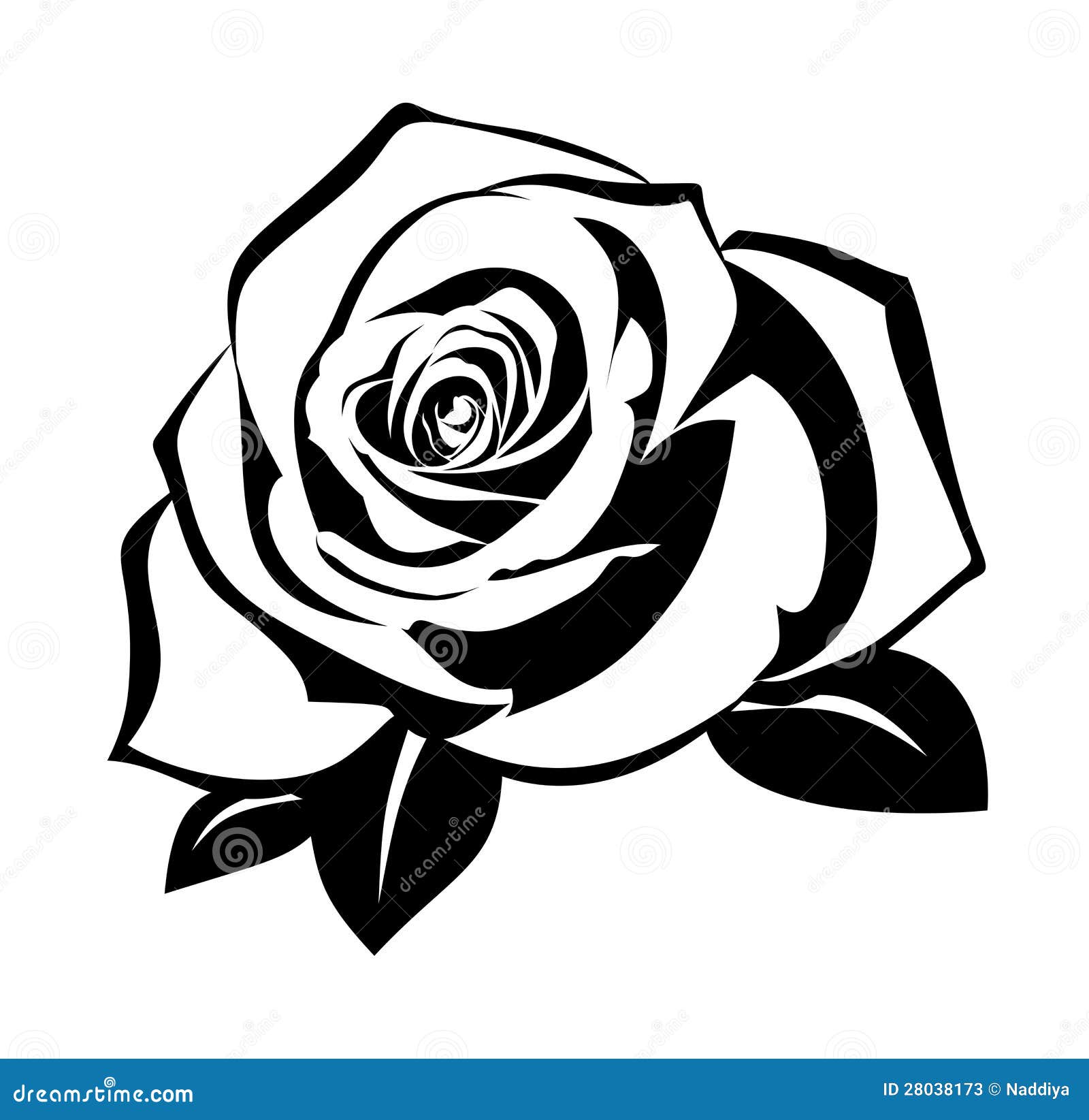 rose clipart silhouette - photo #10
