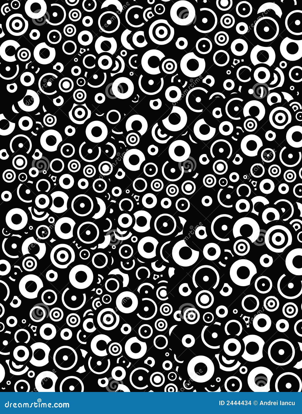 Black And White Circles Stock Images Image 2444434