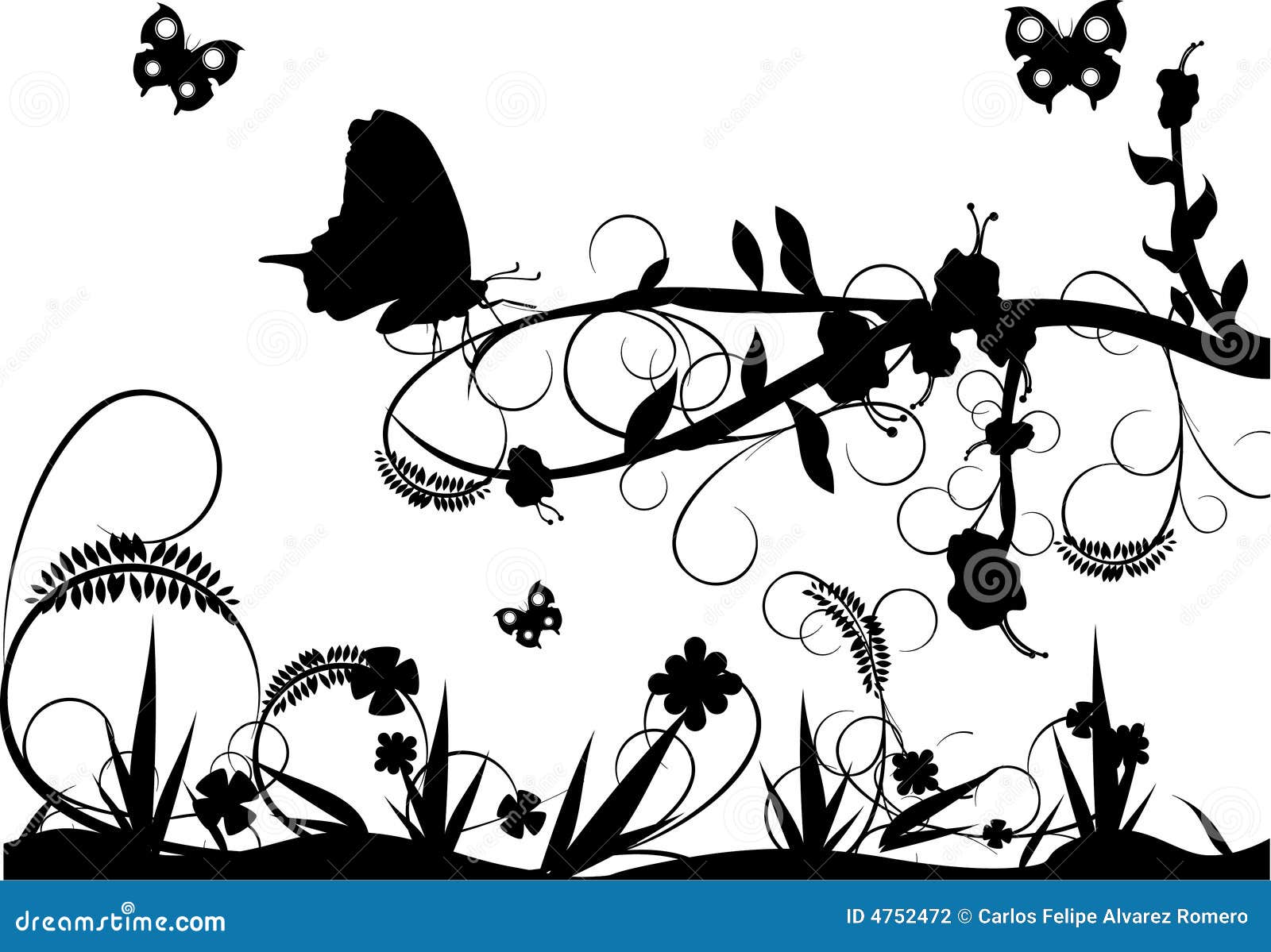 black and white nature clipart - photo #5