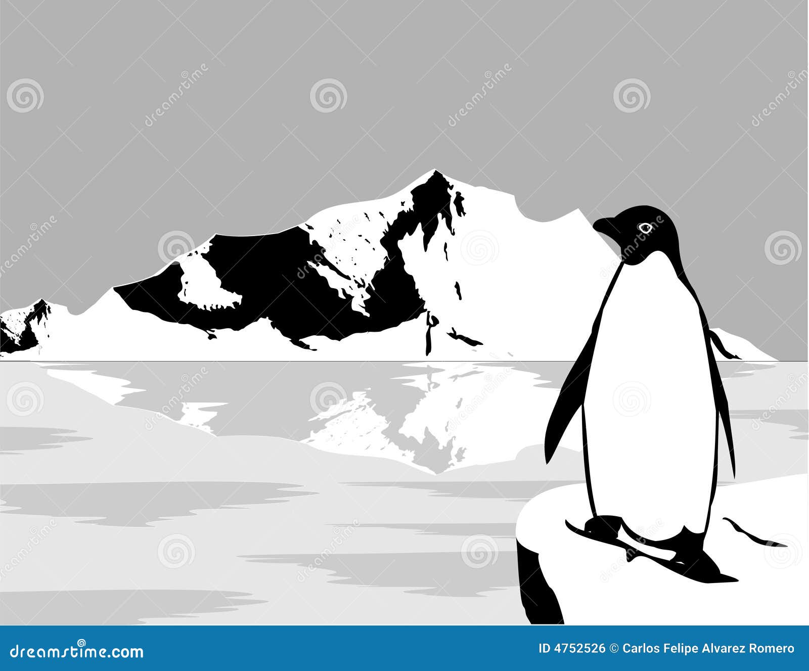 Black And White Nature Vector Royalty Free Stock Image - Image: 4752526