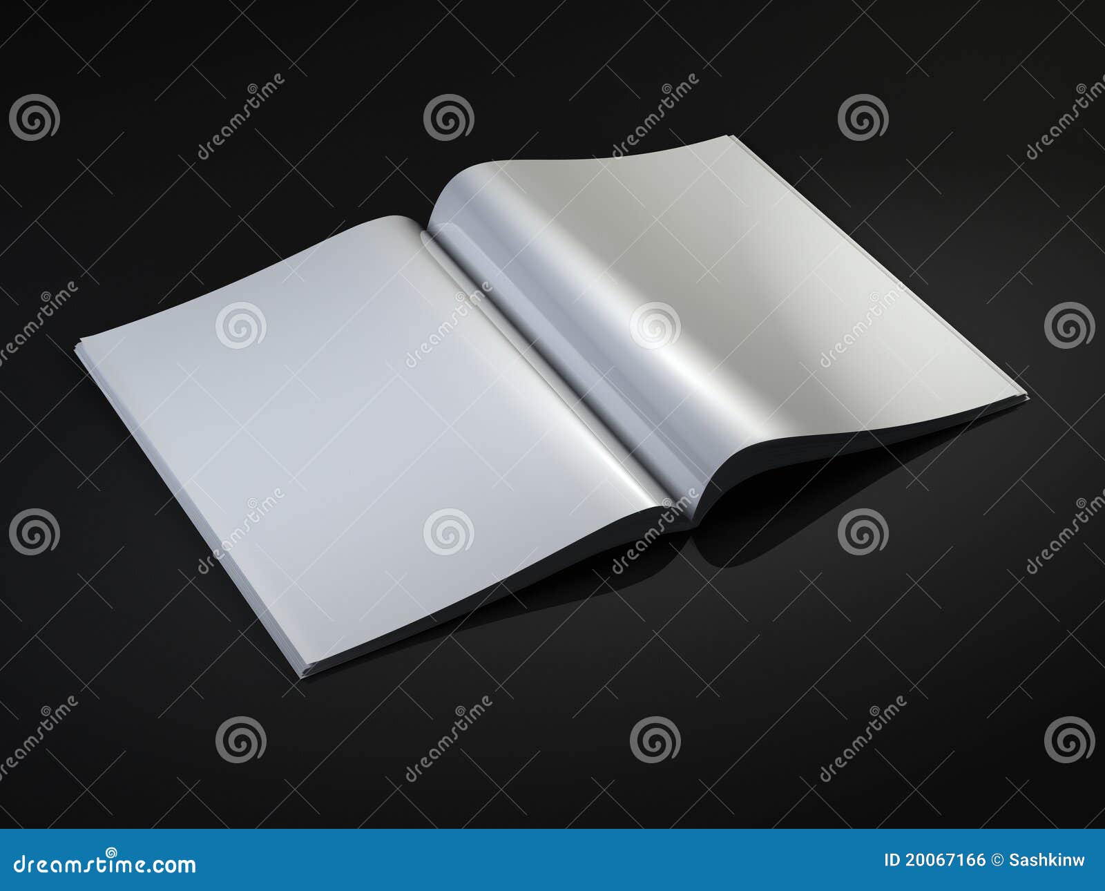 blank magazine template