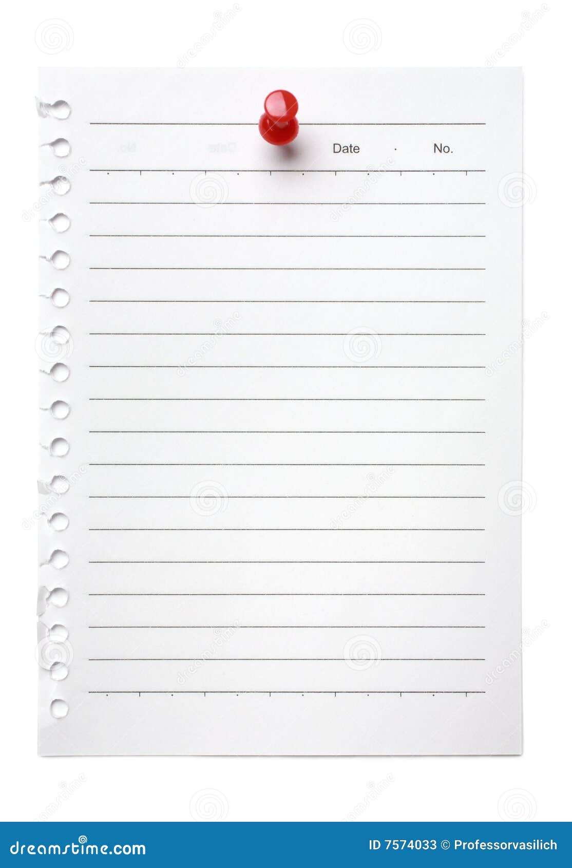 Blank Note to-do list