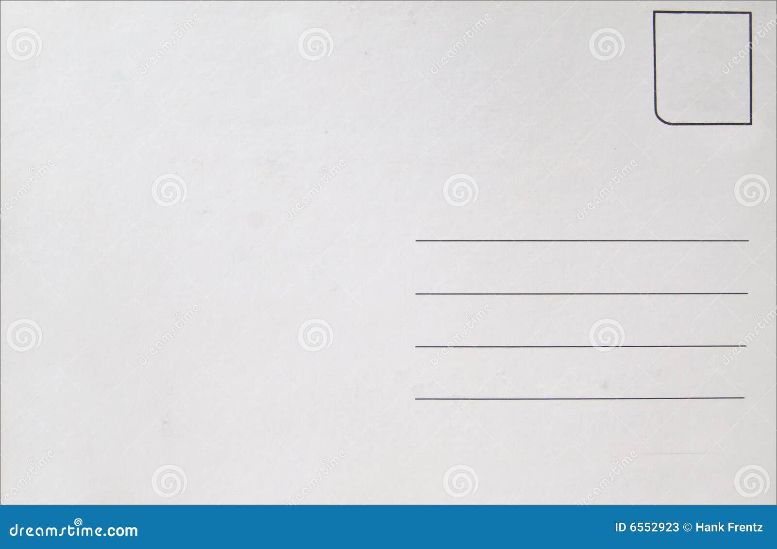 Blank Postcard Stock Photos Image 6552923